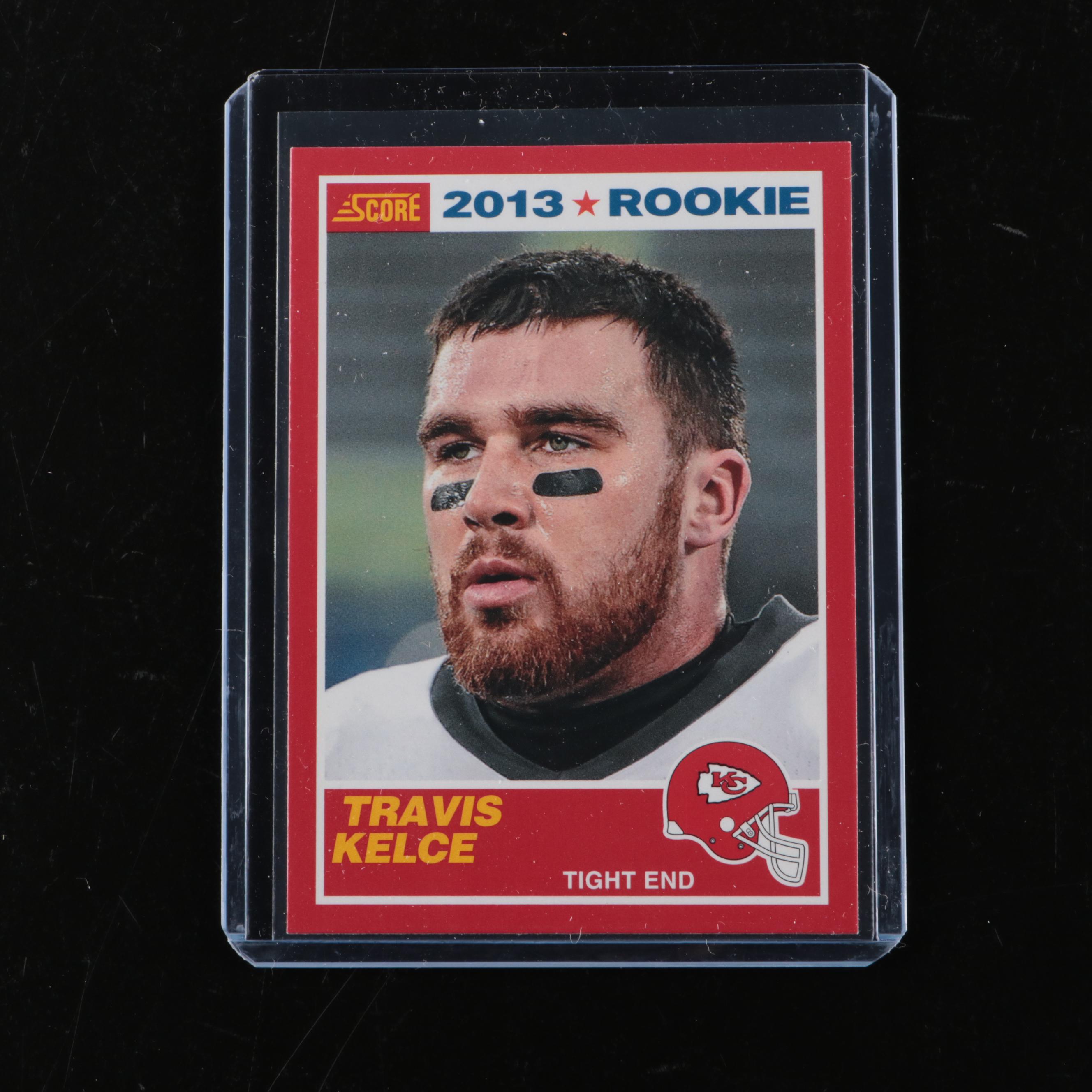 2013 Score Travis Kelce Kansas City Cheifs Red Football Rookie Card
