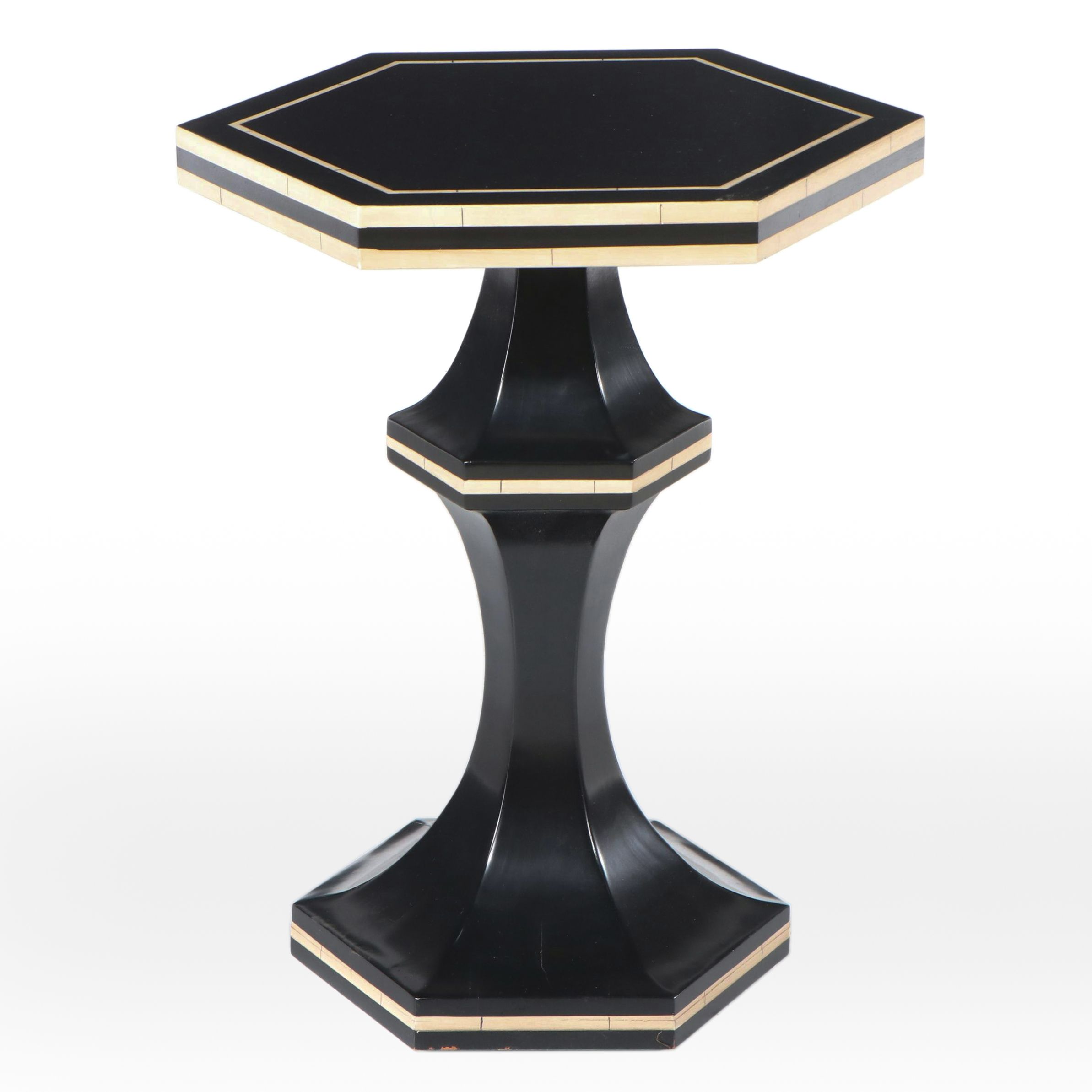 Maitland-Smith Painted Wood "Gillian" Occasional Table