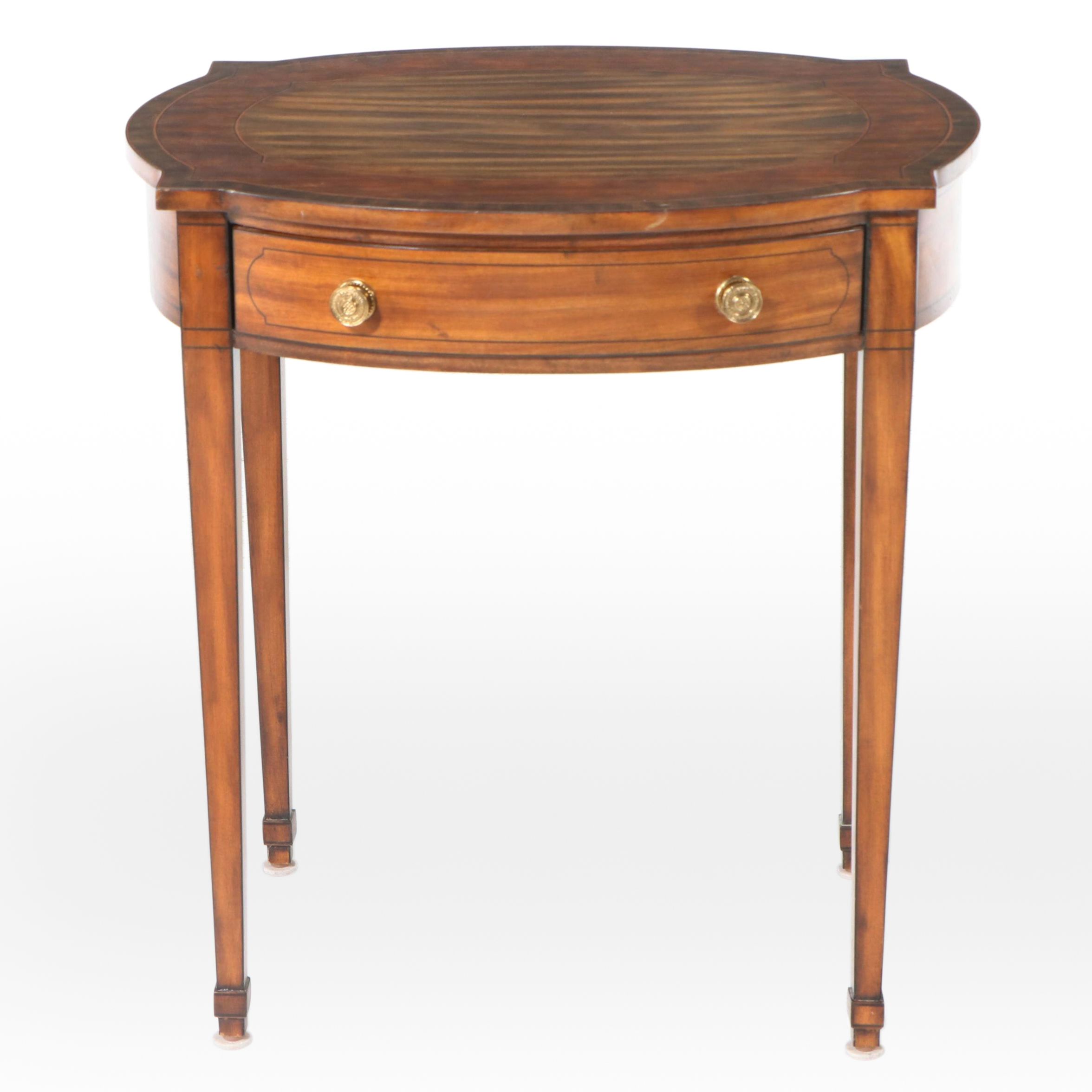 Maitland-Smith Georgian Style Single Drawer Stand, Late 20th Century