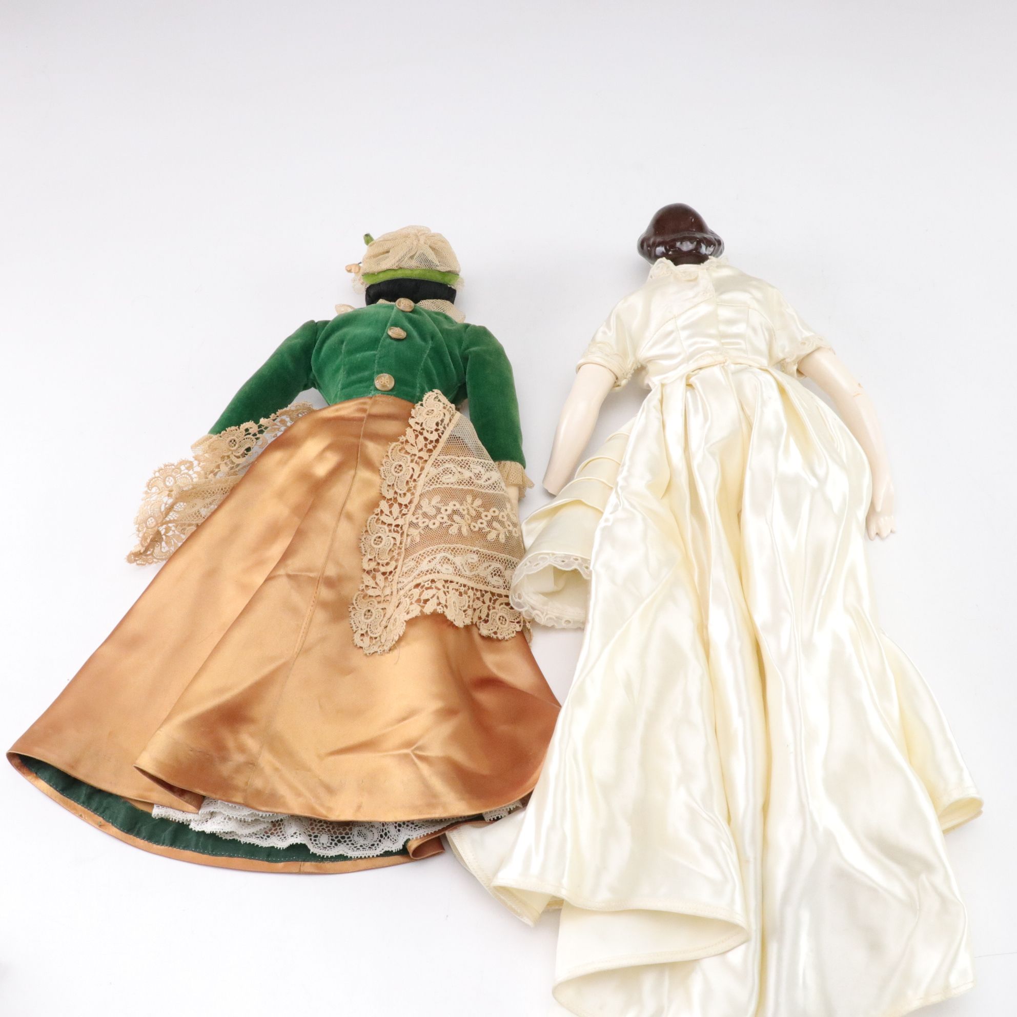 Hand-Crafted China Head & Rag Dolls with Contemporary Dolls