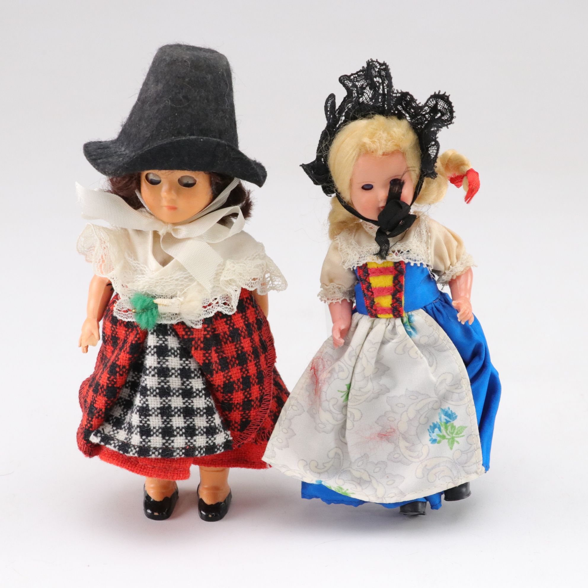 Hand-Crafted China Head & Rag Dolls with Contemporary Dolls