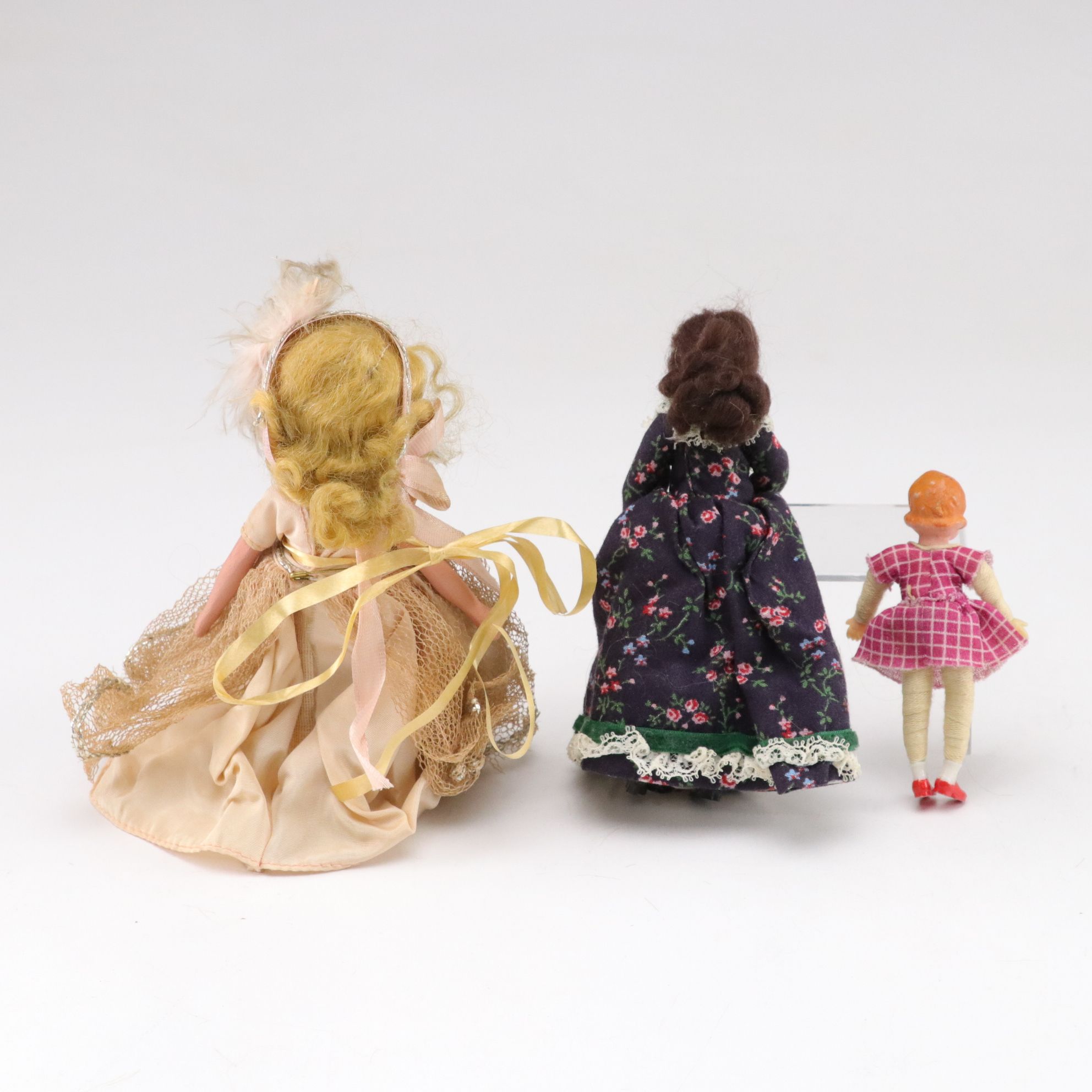 Hand-Crafted China Head & Rag Dolls with Contemporary Dolls