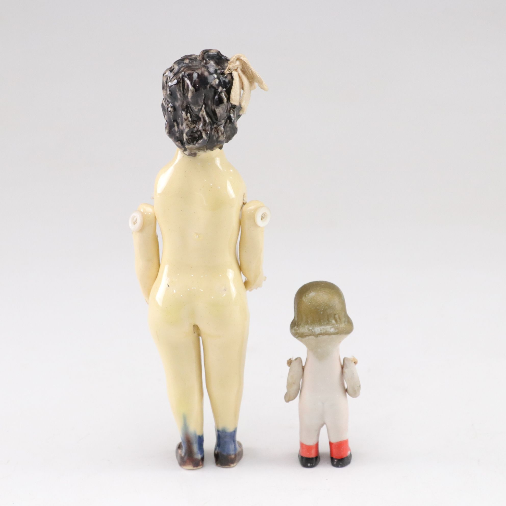 Hand-Crafted China Head & Rag Dolls with Contemporary Dolls