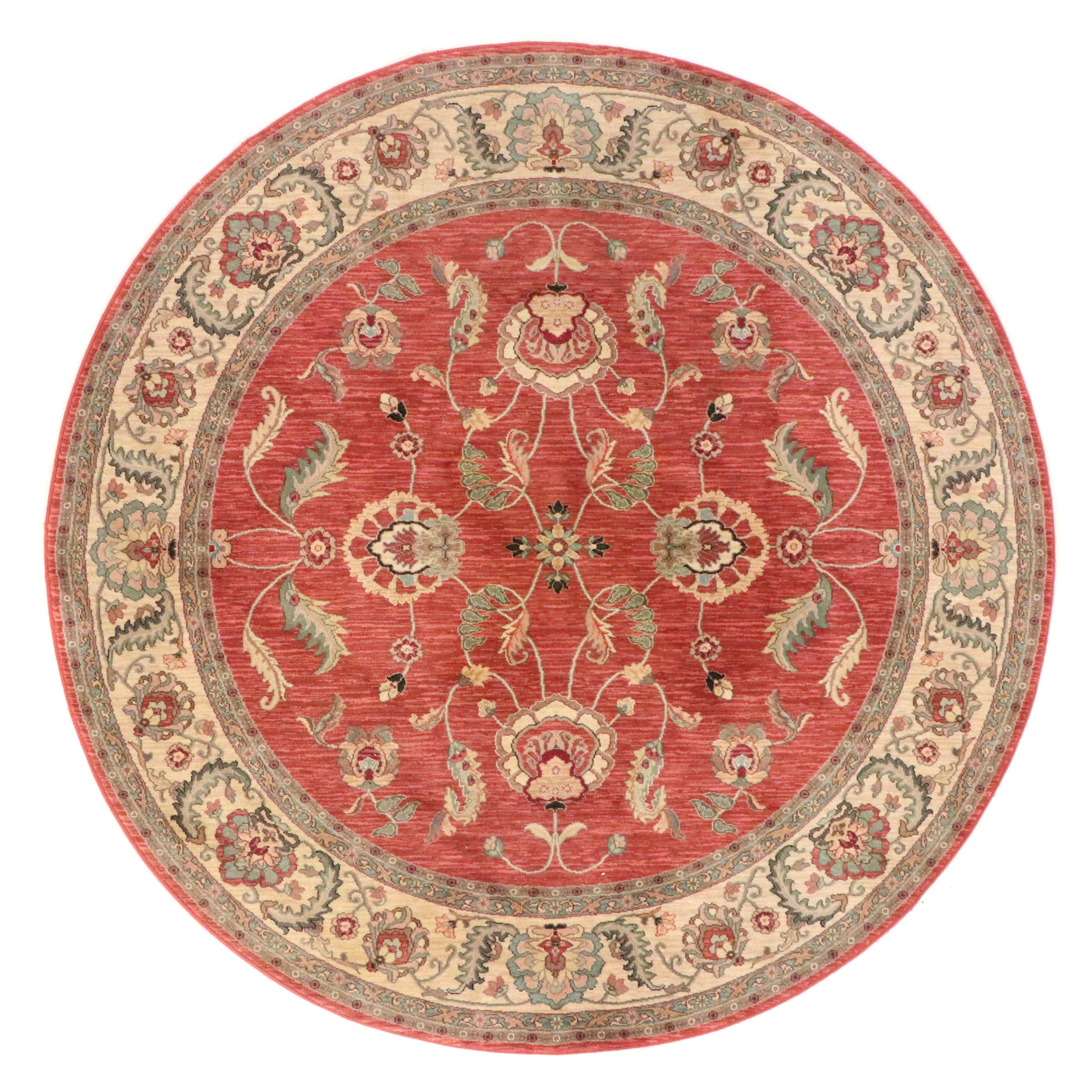 8'7 Round Machine Made Karastan Ashara "Agra" Area Rug