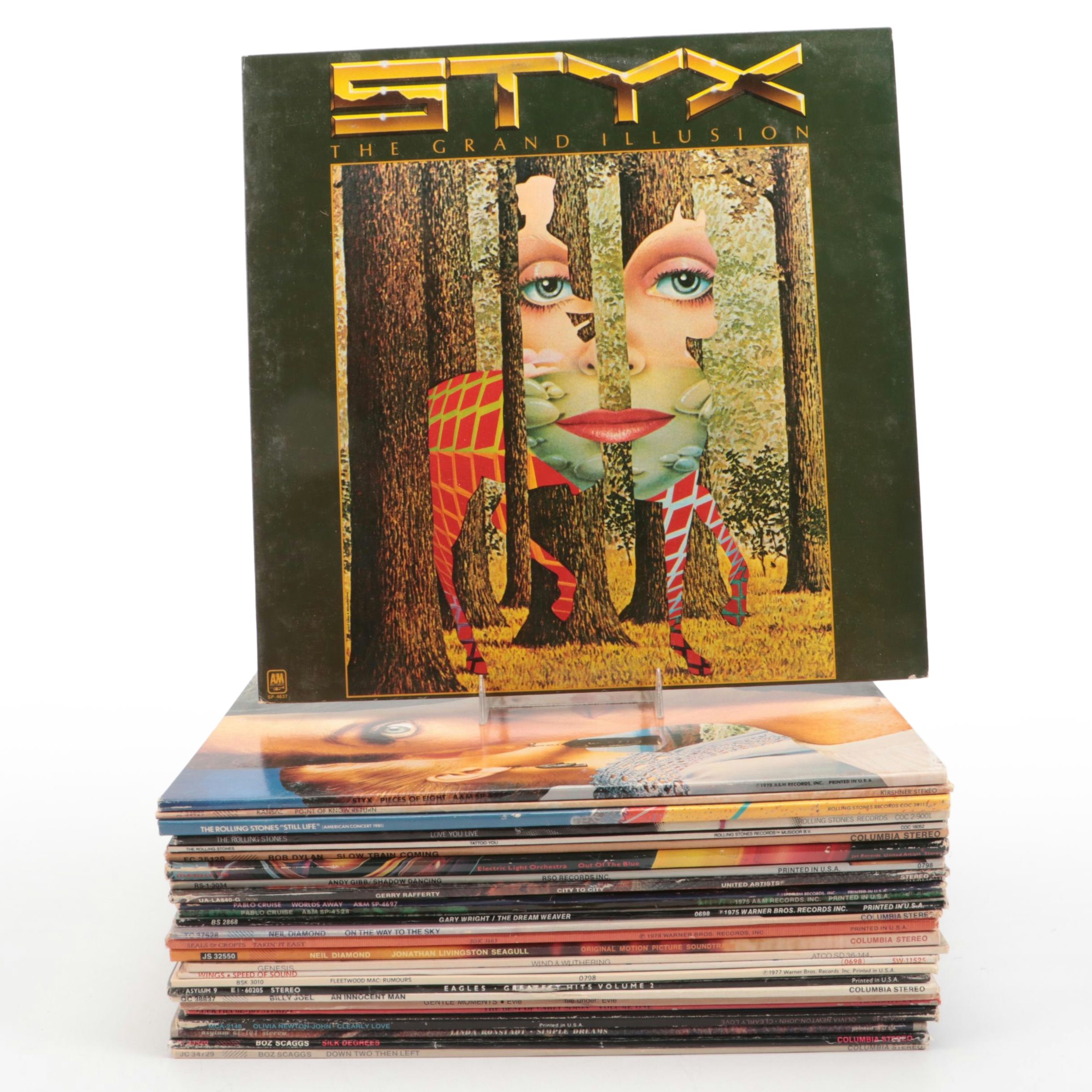 The Rolling Stones, Bob Dylan, Styx, Bob Scaggs and More 12" Records