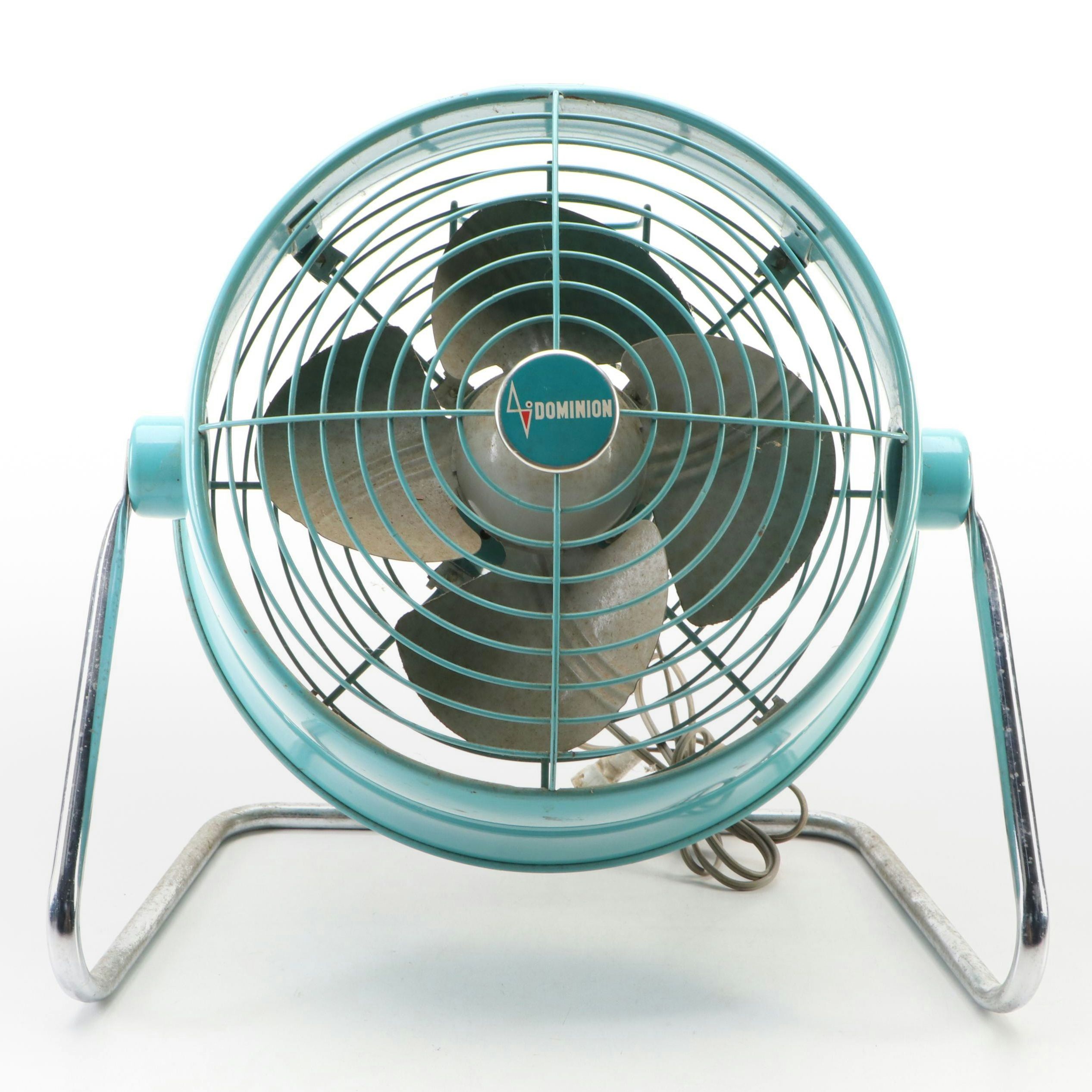 Dominion Mid Century Modern Portable Metal Fan