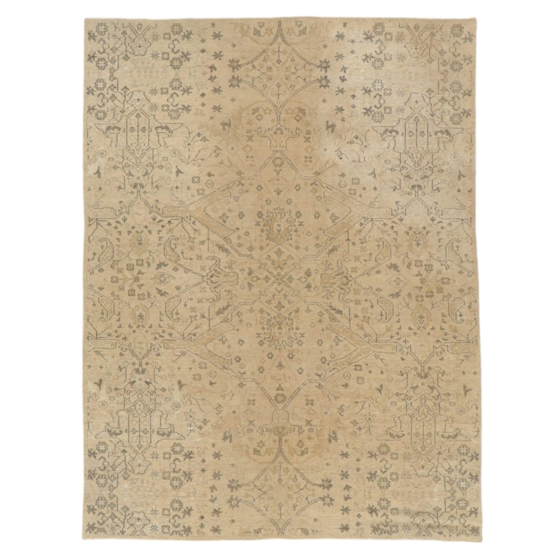 8'11 x 11'9 Hand-Knotted Pakistani Peshawar Area Rug