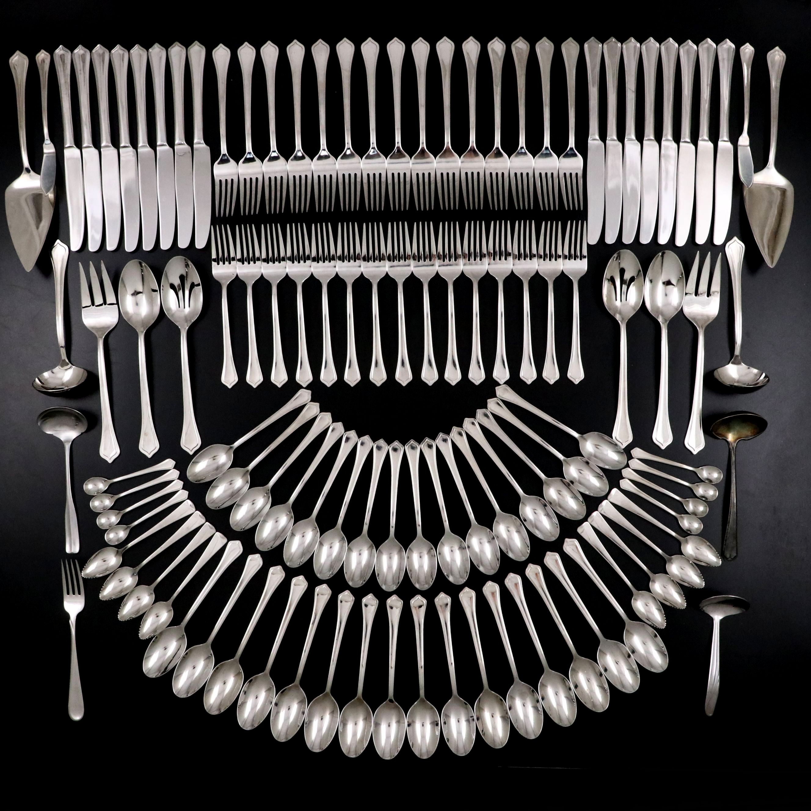Oneida Silver Plate, Reed & Barton Stainless Steel, and More Flatware