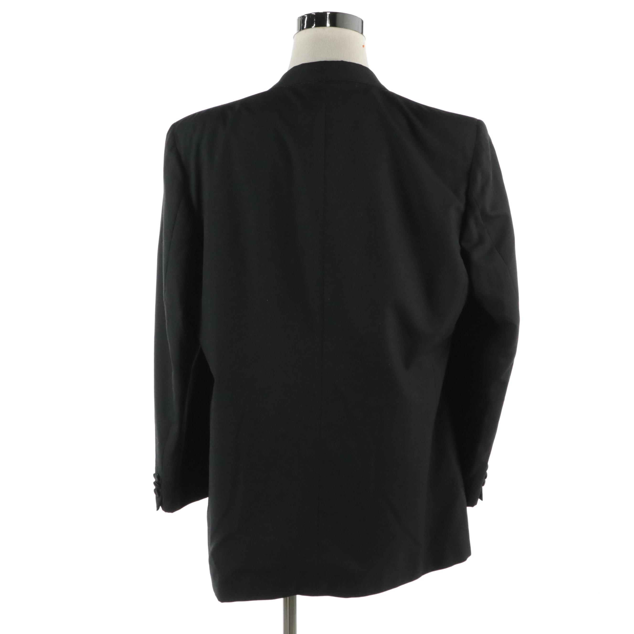 Men's Givenchy Monsieur Single-Button Blazer in Black Wool