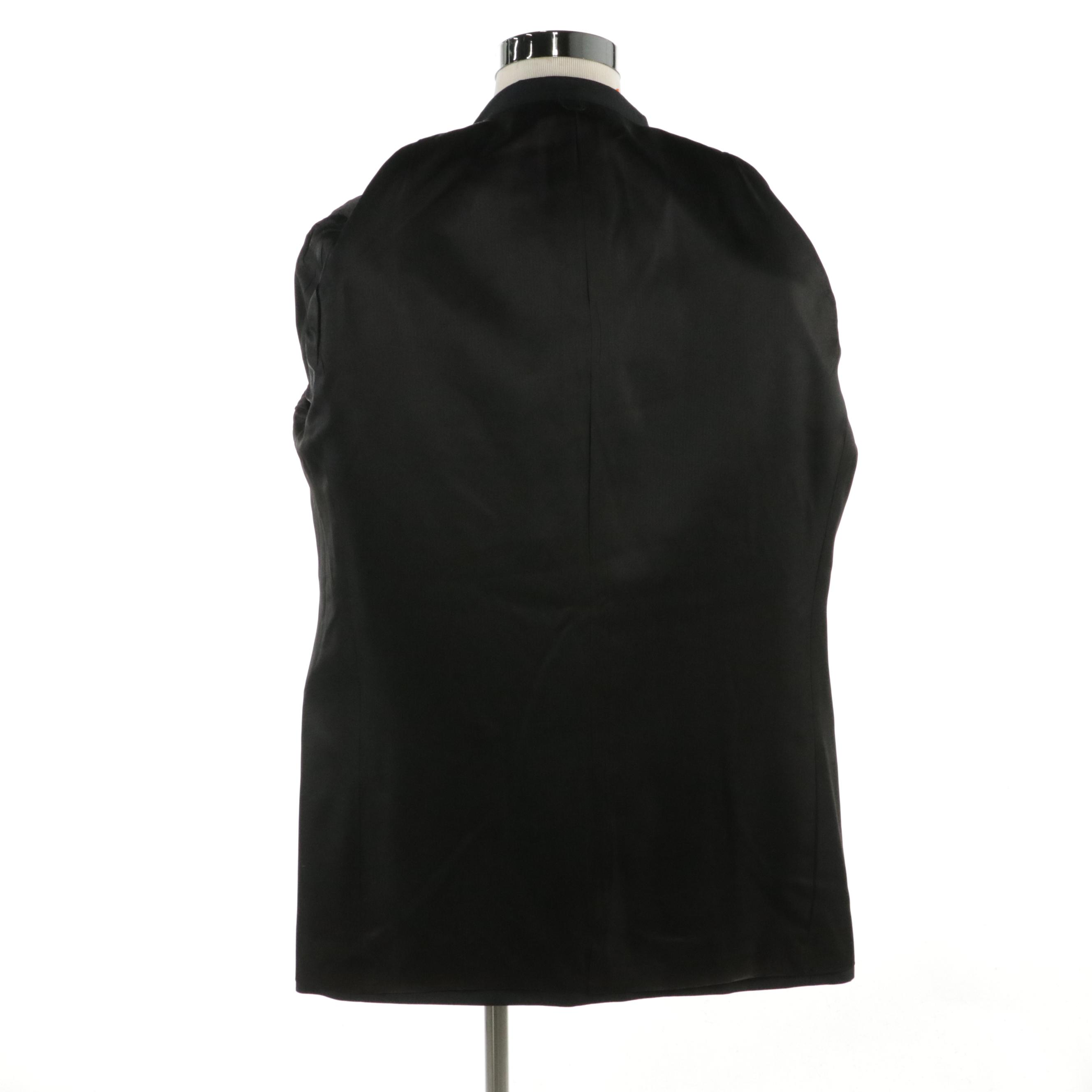 Men's Givenchy Monsieur Single-Button Blazer in Black Wool