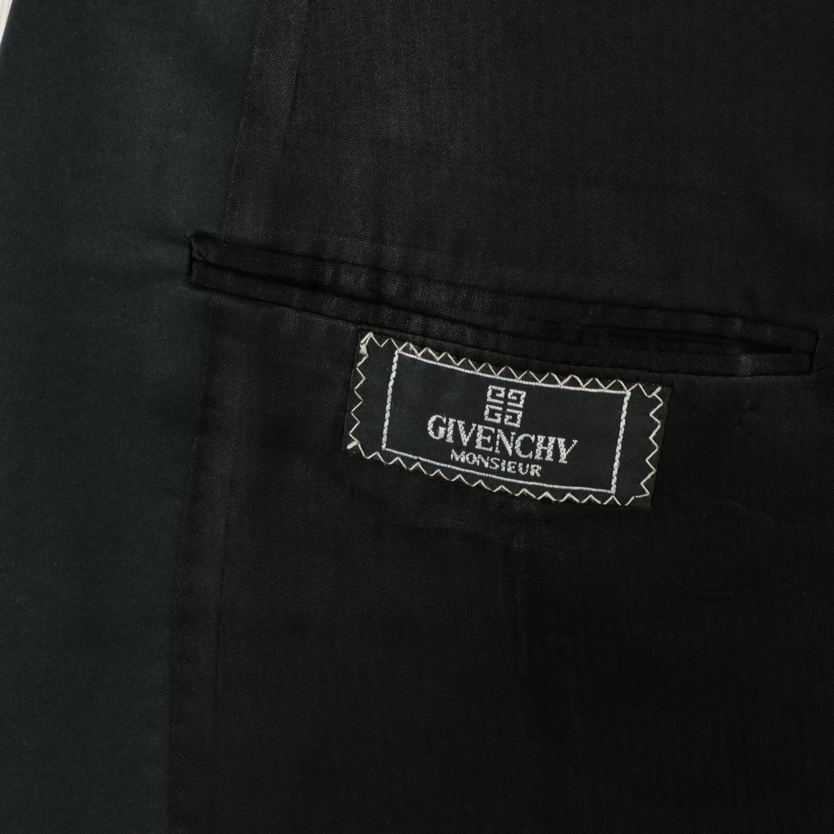 Men's Givenchy Monsieur Single-Button Blazer in Black Wool