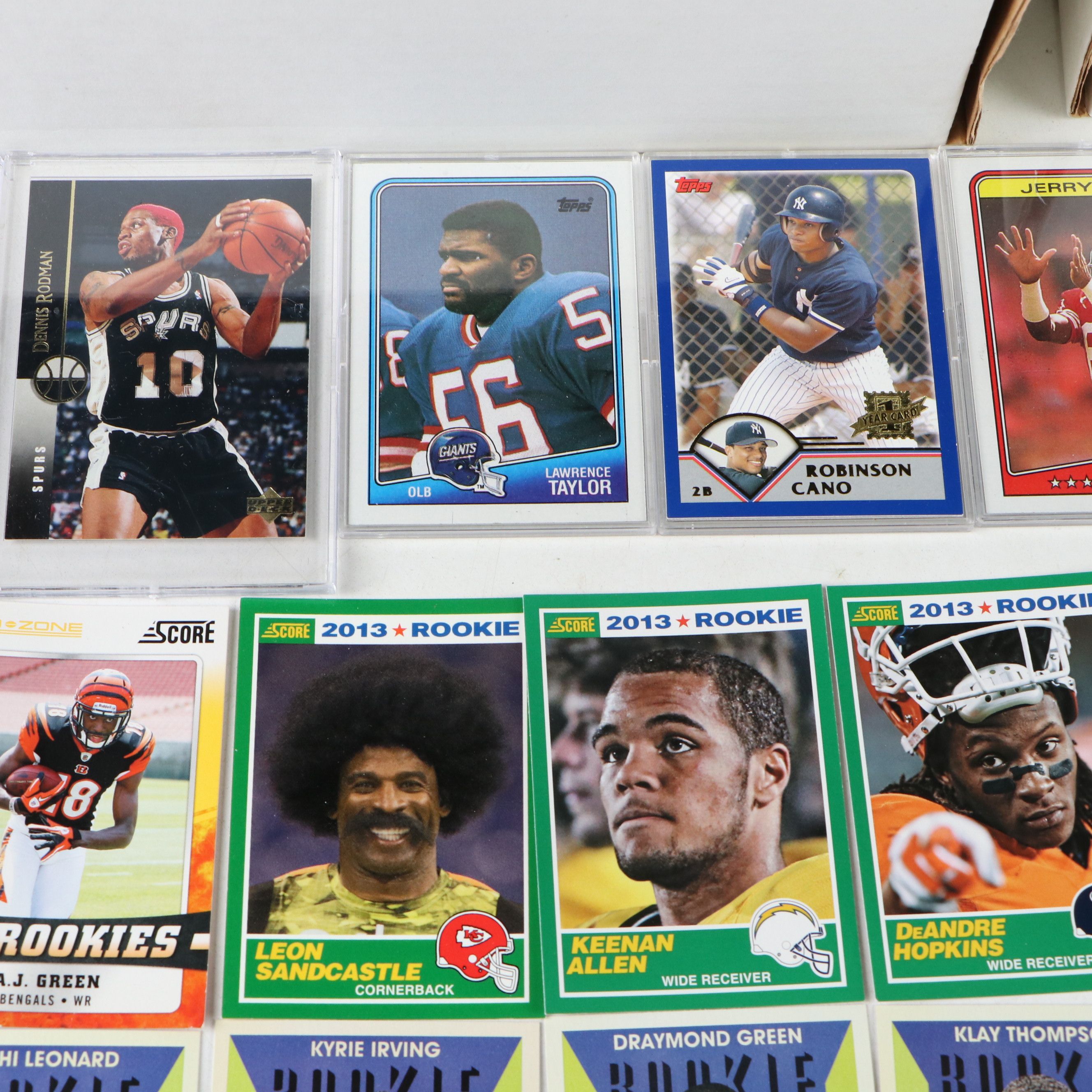 Score with Other Sports Cards Featuring Leon Sandcastle and More