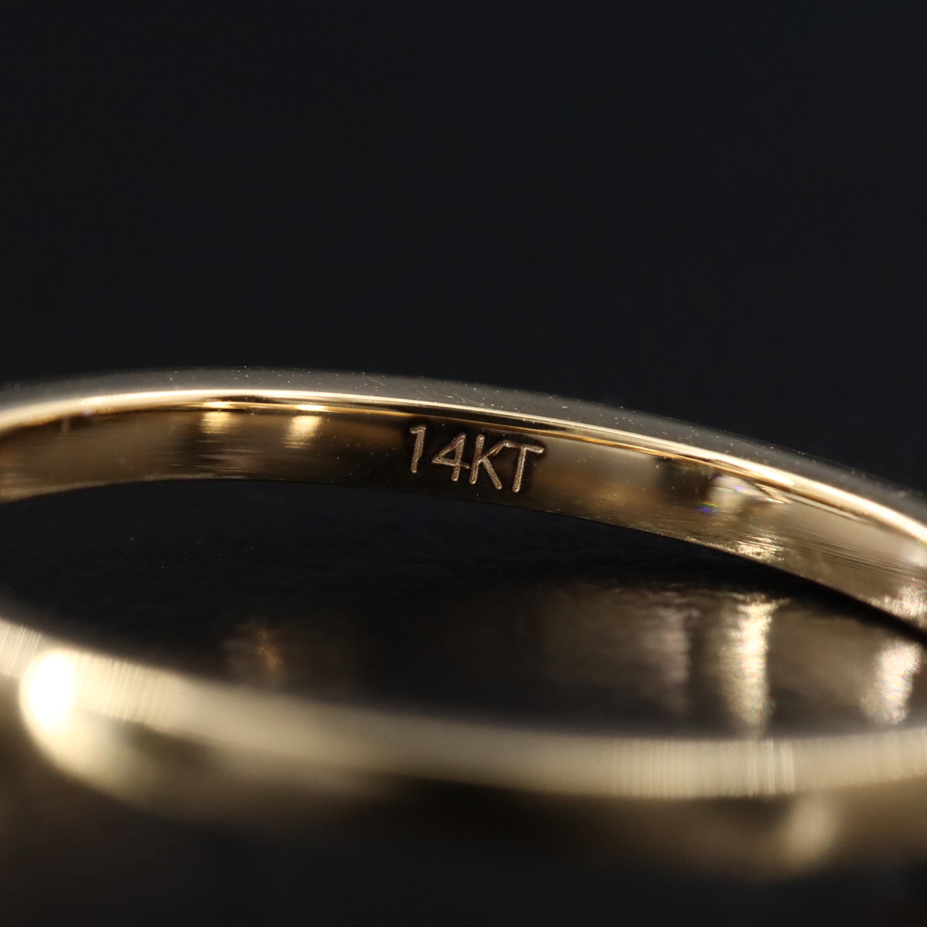 14K 1.07 CT Lab Grown Diamond Solitaire Ring with IGI Report