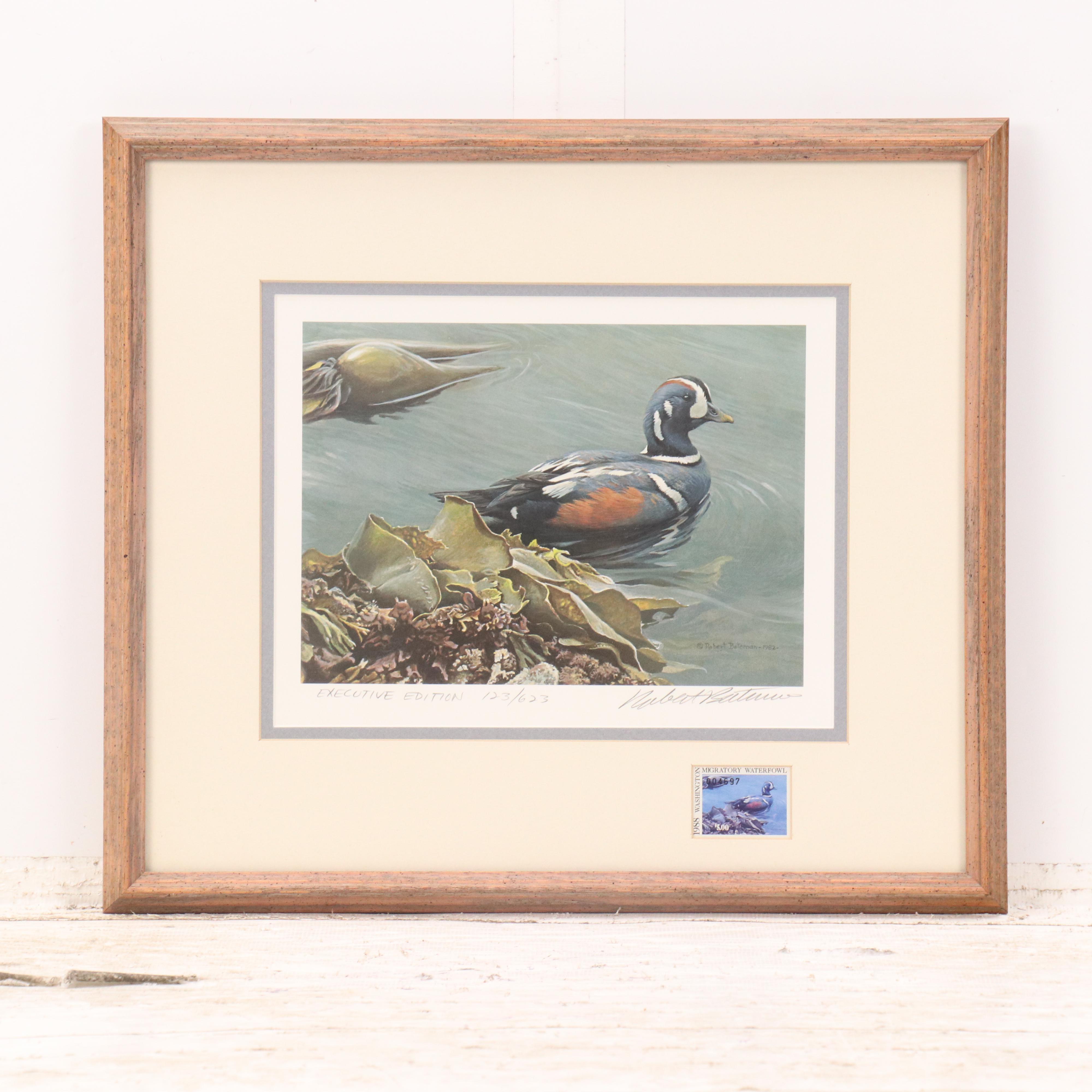 Set of Waterfowl Stamps, Including Washington Migratory Waterfowl, 1988