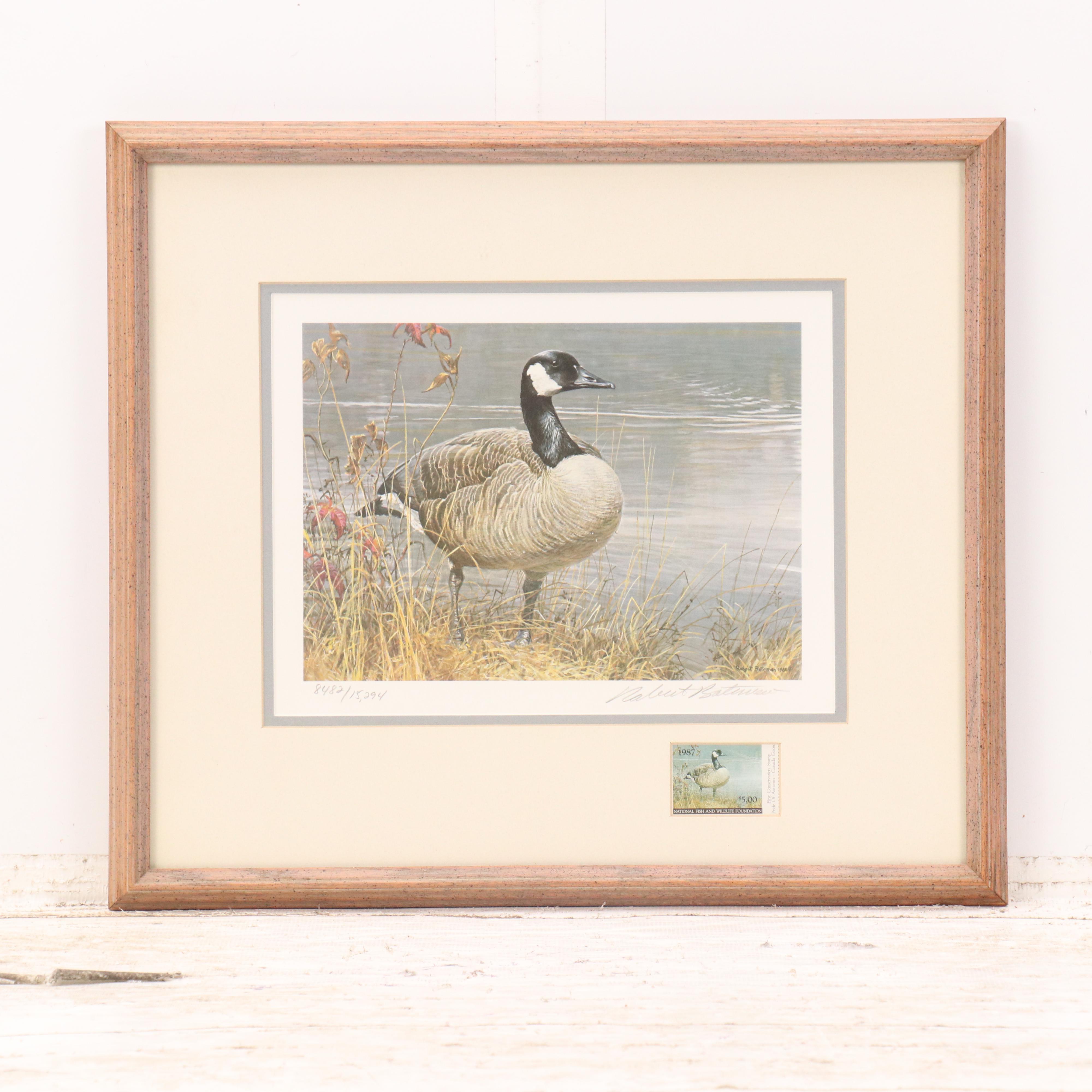 Set of Waterfowl Stamps, Including Washington Migratory Waterfowl, 1988