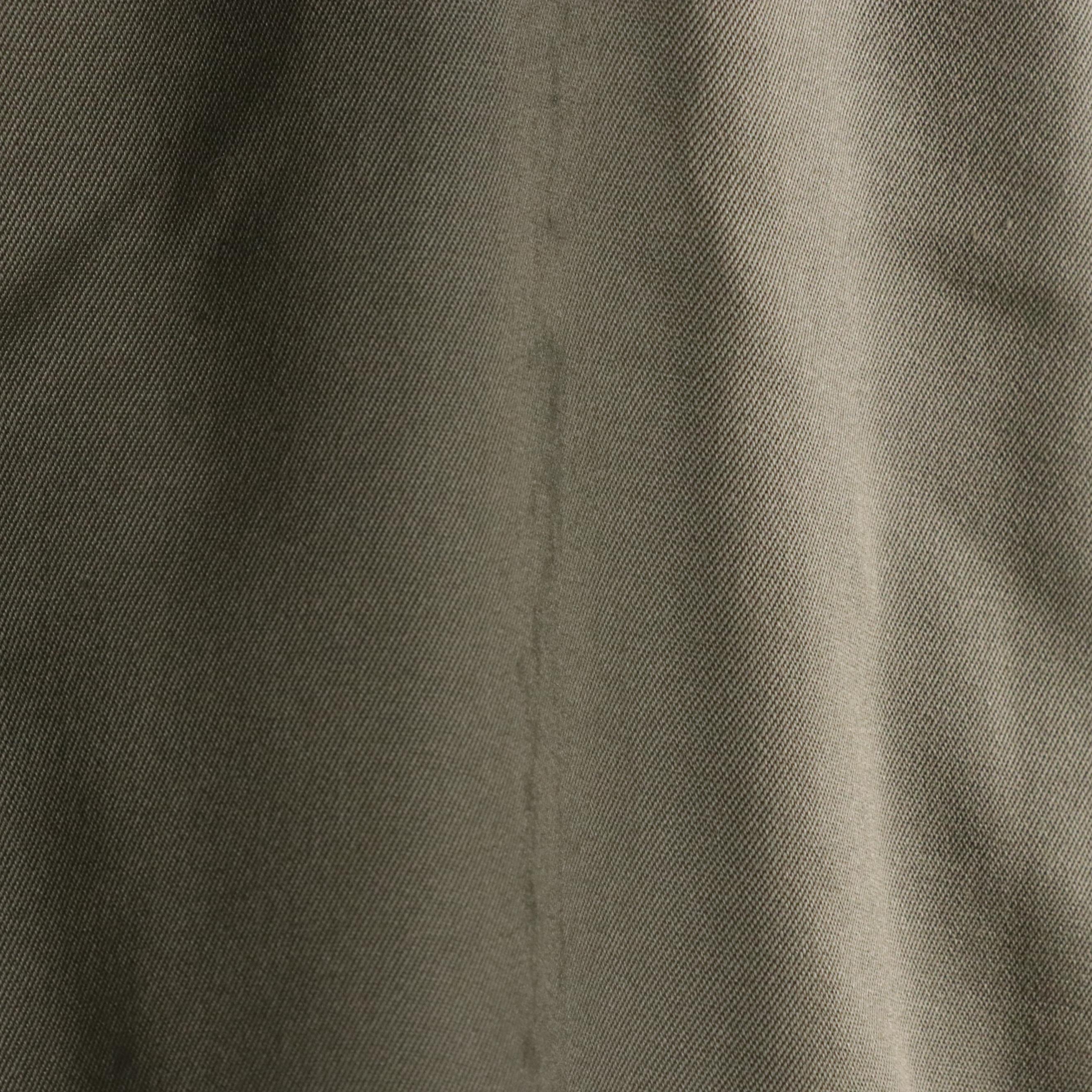 Men's Lauren Ralph Lauren Khaki Cotton Twill Trench Coat with Plaid Wool Lining