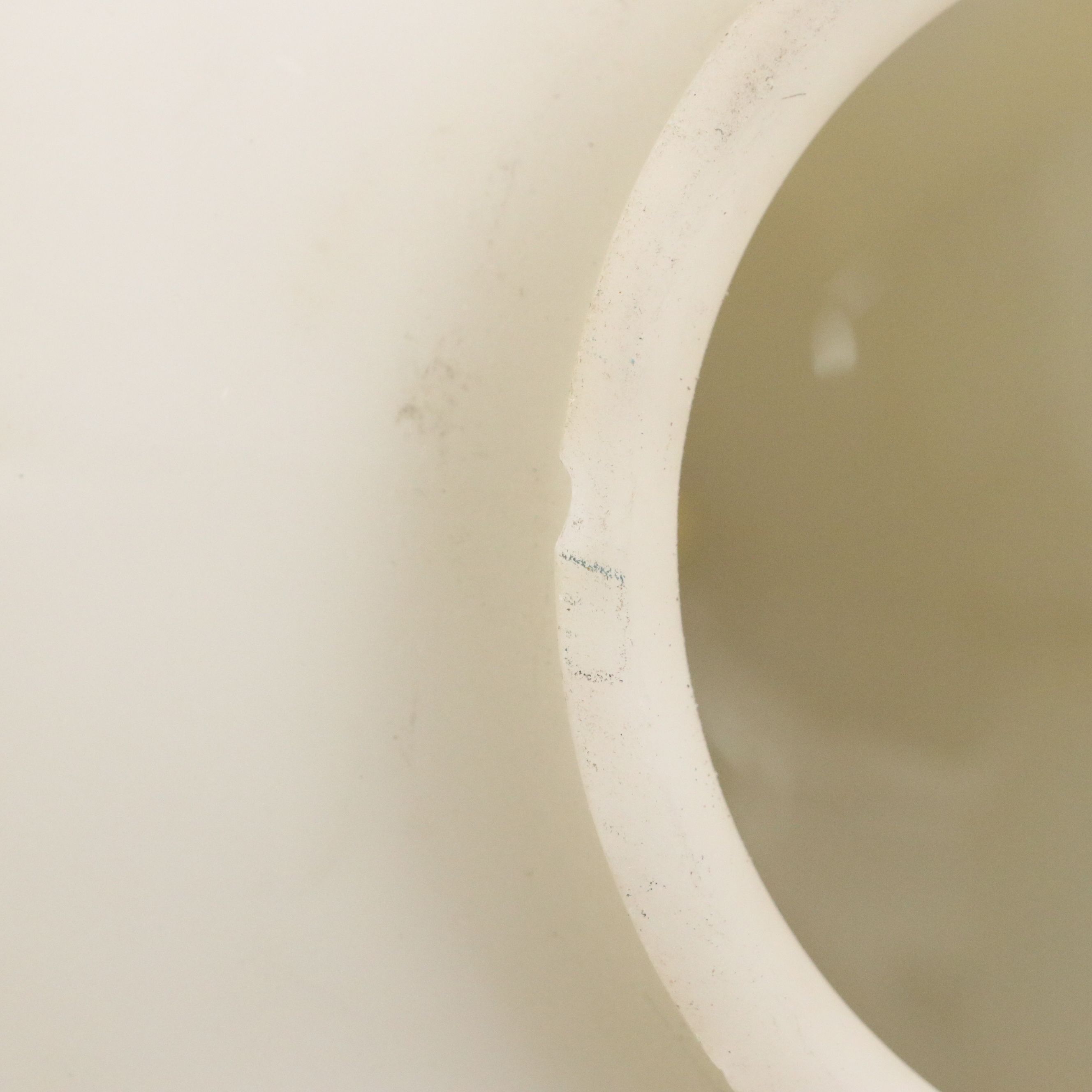 Hand-Painted Metal and Glass Ceiling Light, Early 20th Century