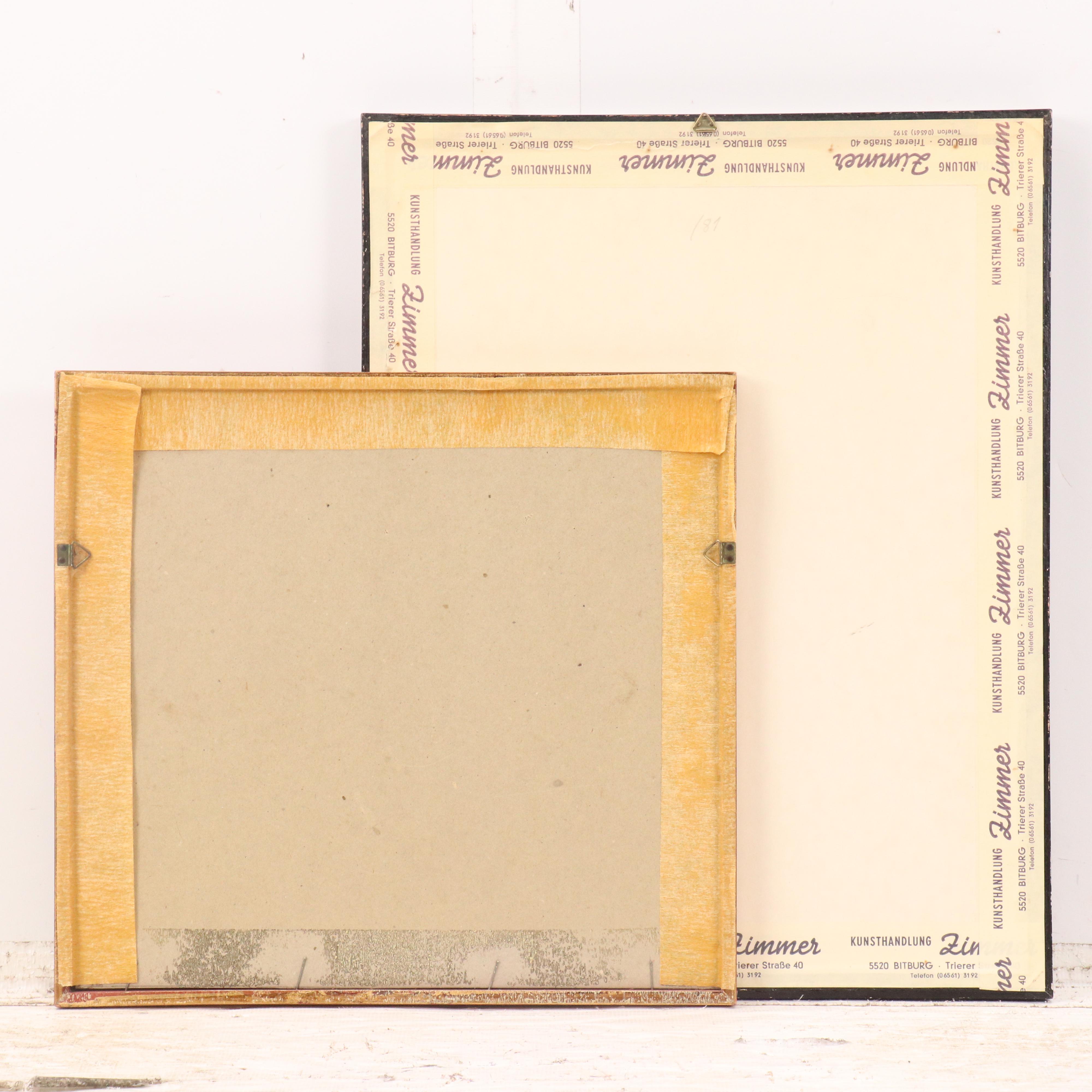 Eduard Langham Architectural Pen and Ink Drawings, Late 20th Century