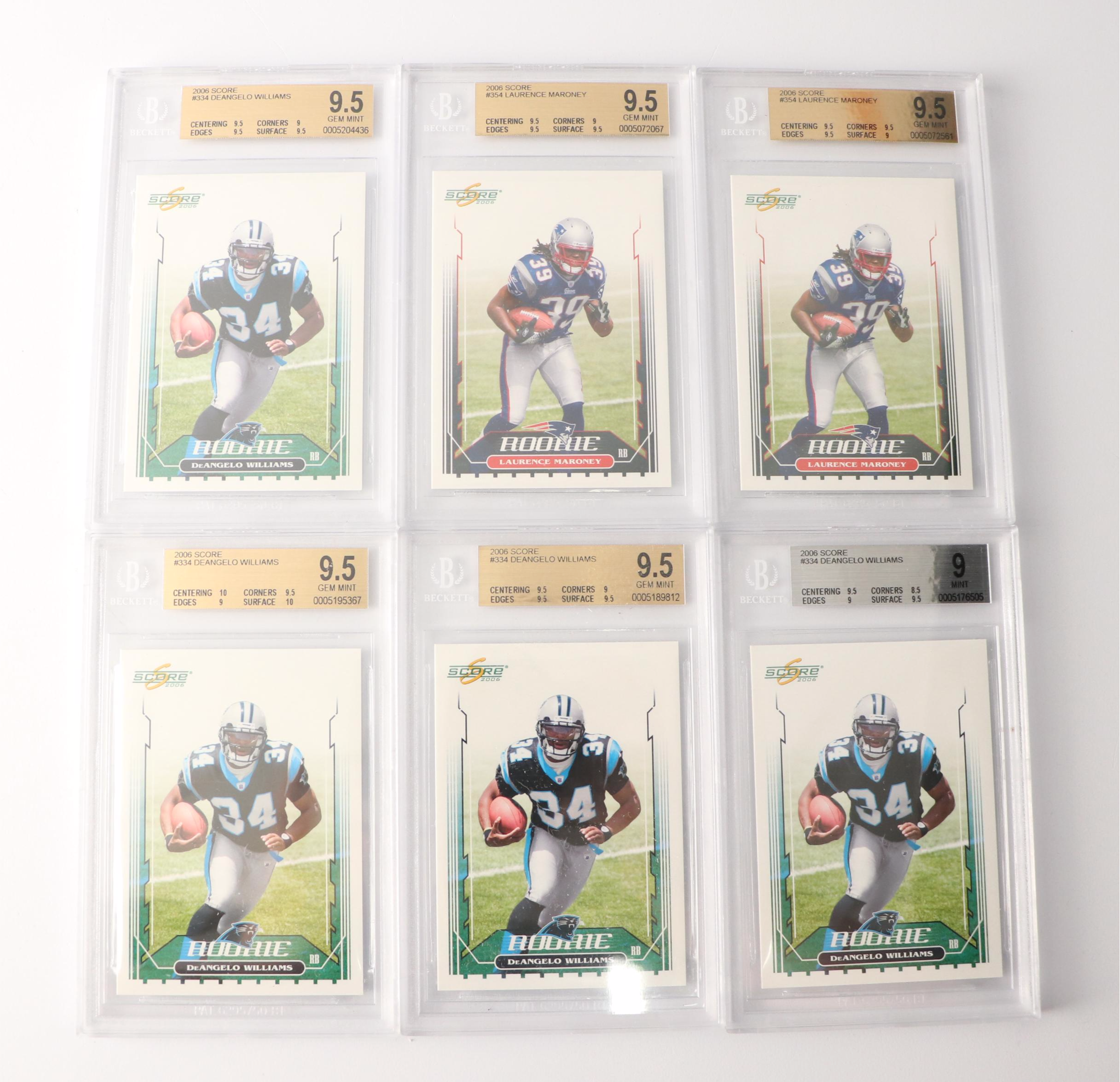 BGS Graded Rookie Football Cards Featuring Marshawn Lynch and More