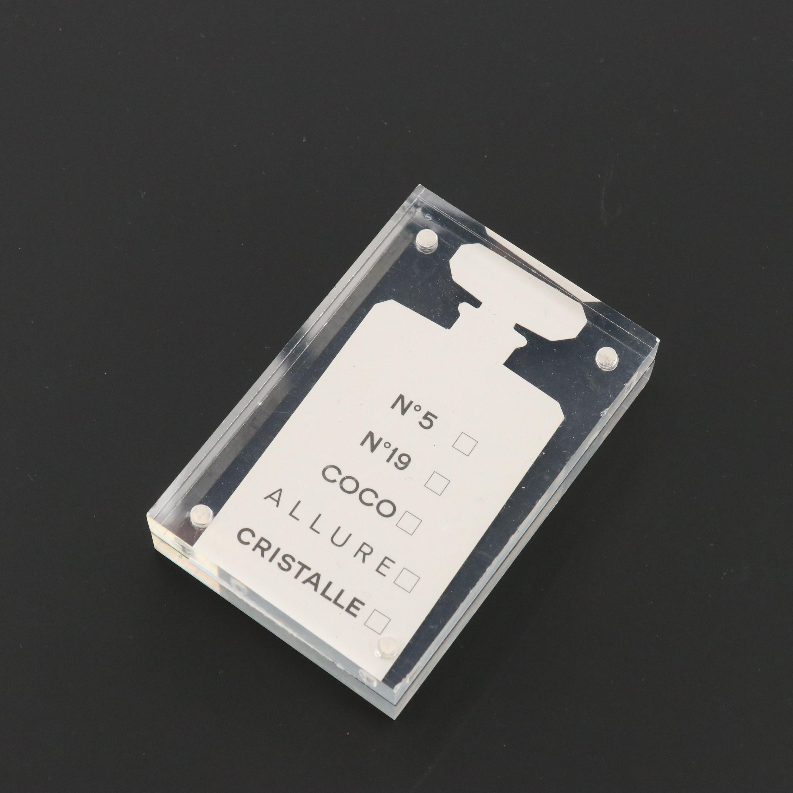 Acrylic Magnetic Frames with Chanel Themed Signs