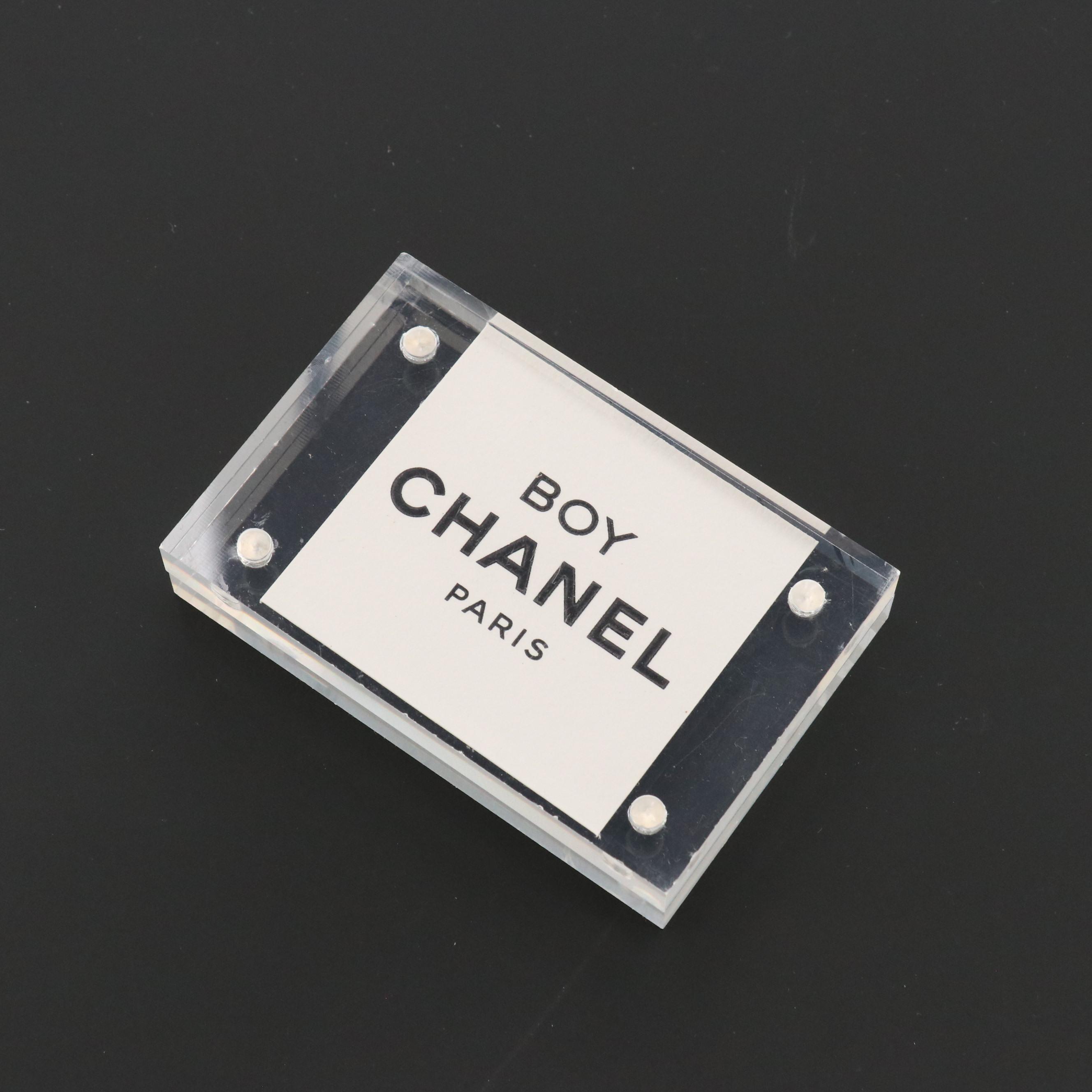Acrylic Magnetic Frames with Chanel Themed Signs