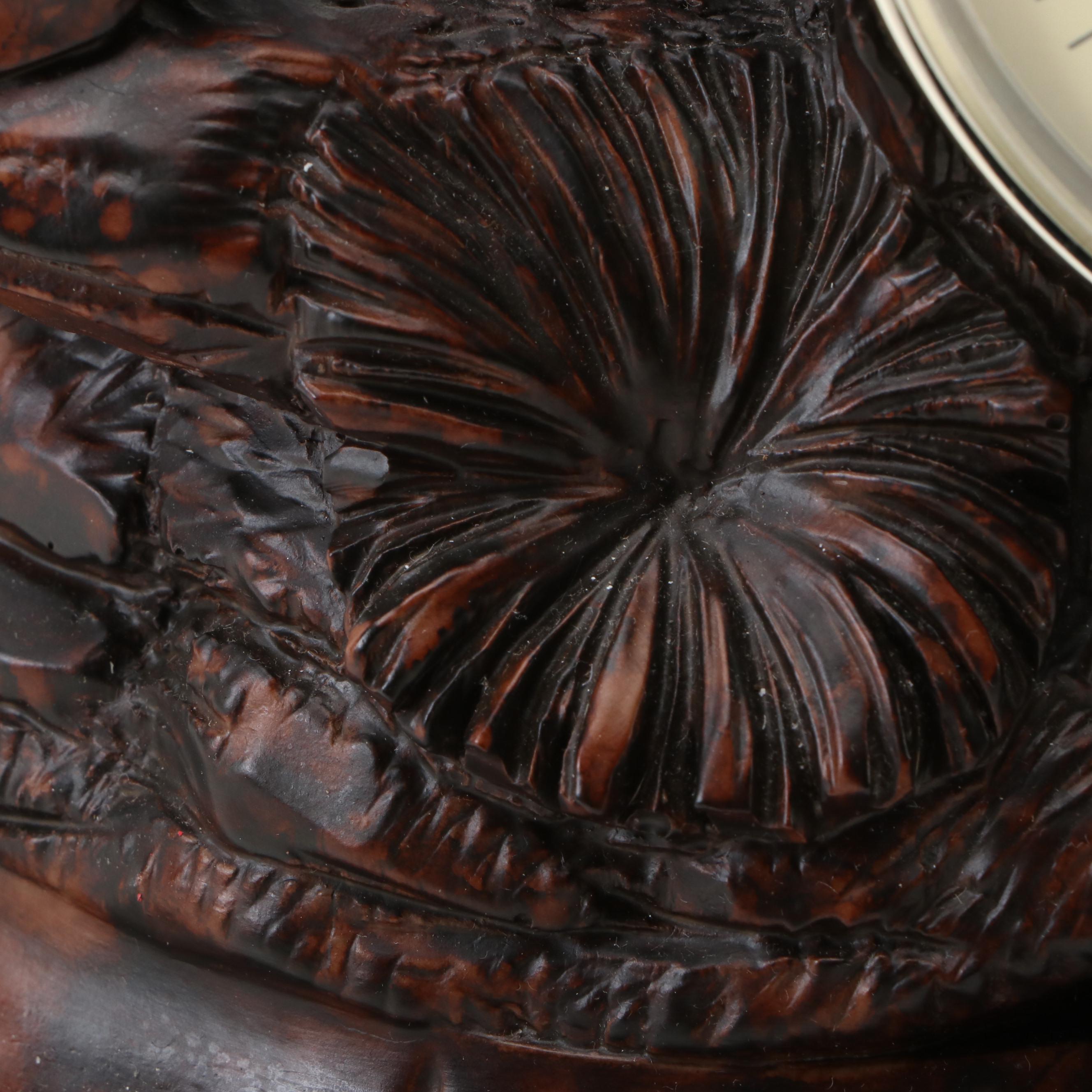 Bronze Finished Stag Mantel Clock