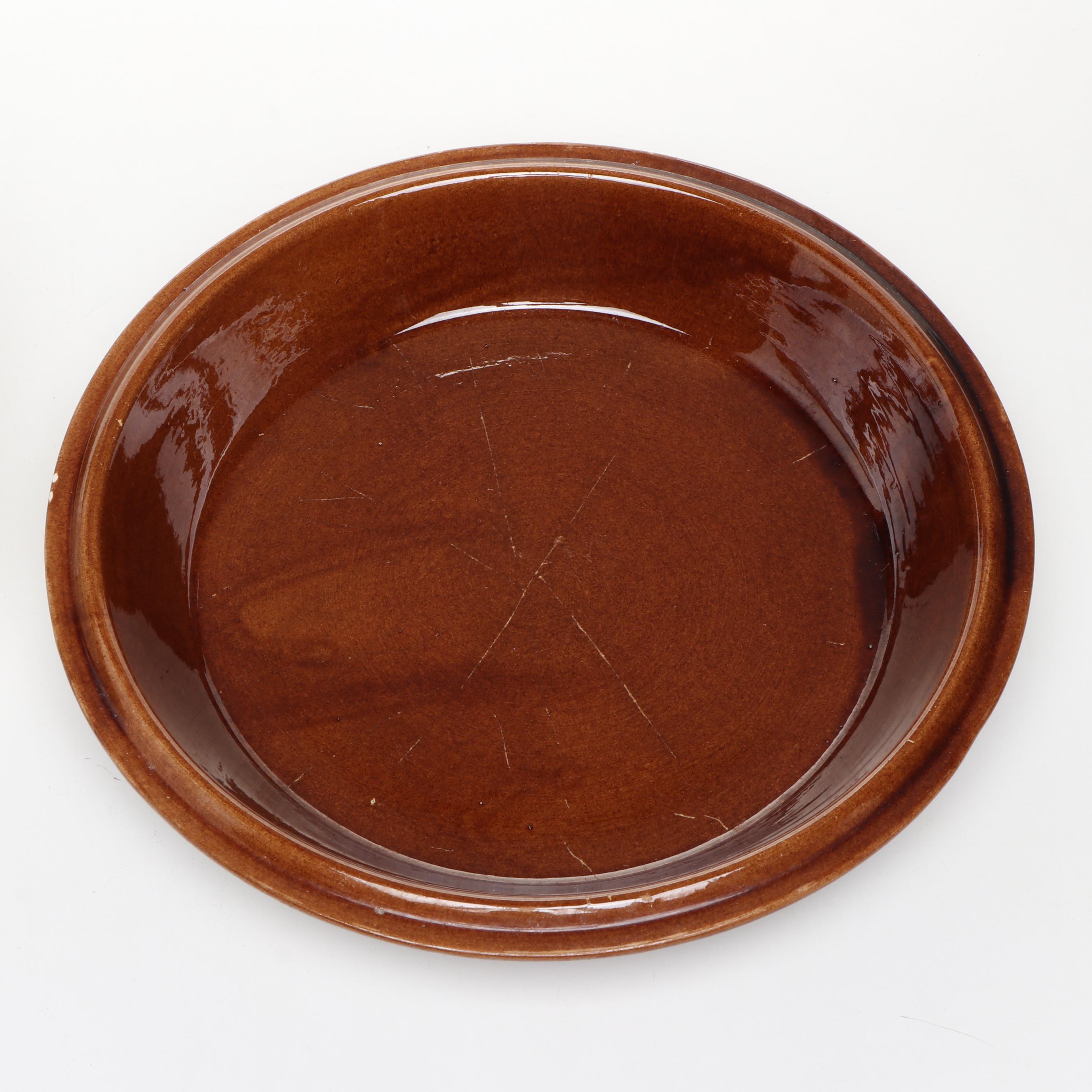 Lemon Meringue Style Ceramic Lidded Pie Keeper