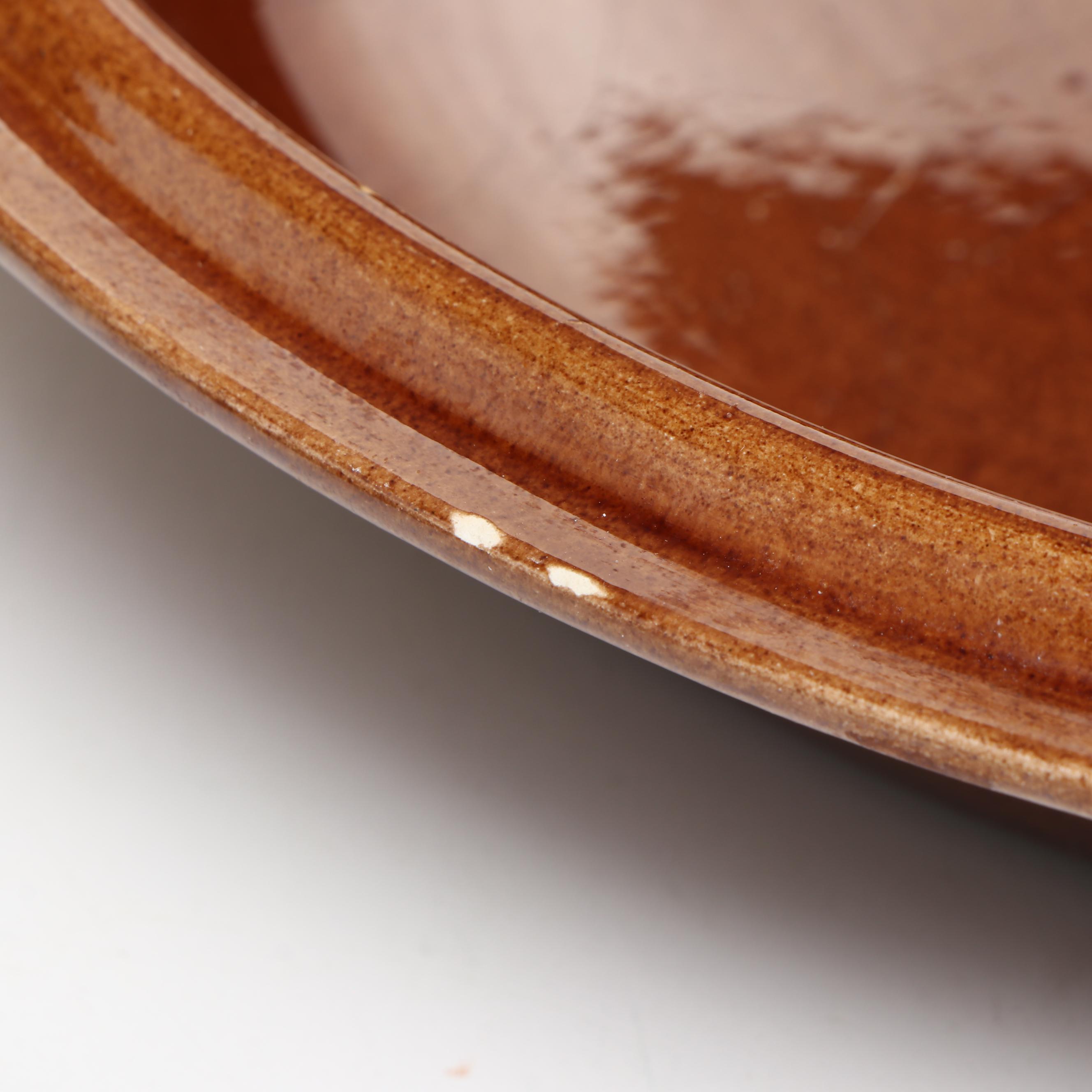 Lemon Meringue Style Ceramic Lidded Pie Keeper