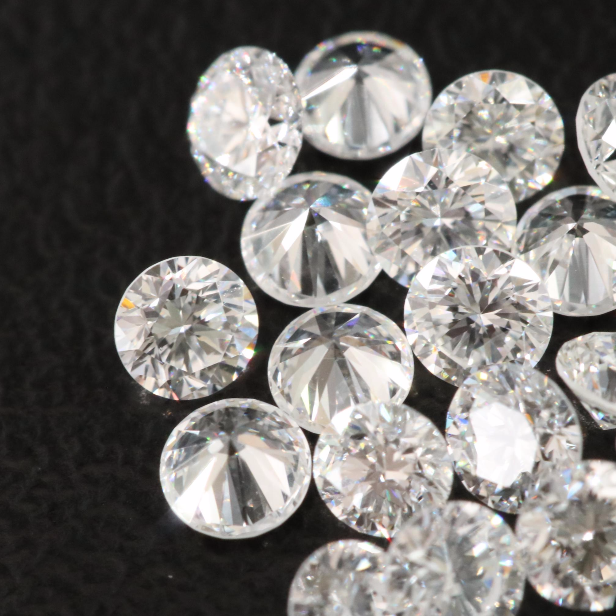 Loose 1.61 CTW Lab Grown Diamonds