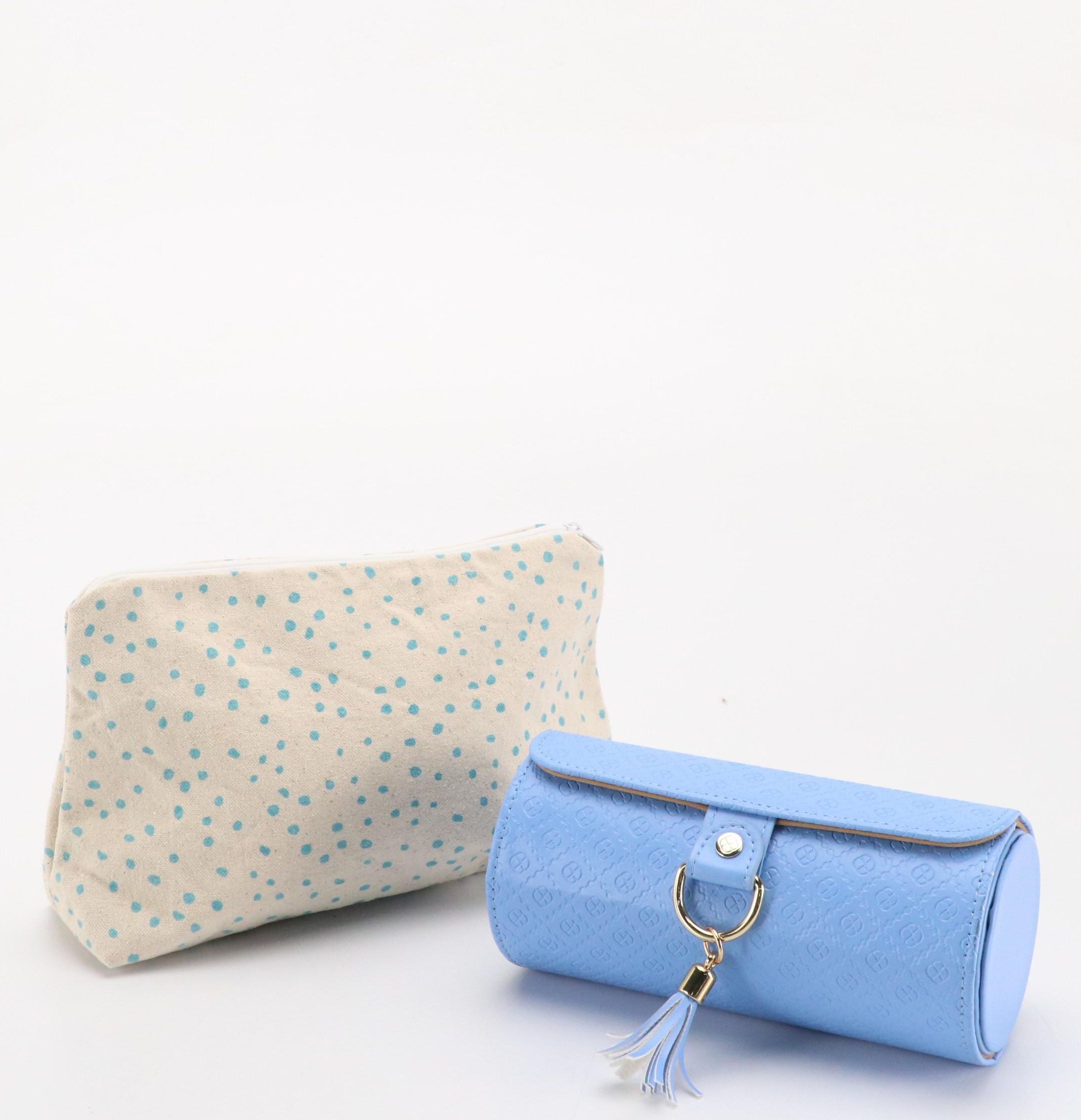 Vlando Viaggio Travel Jewelry Organizer and Olivers Peoples Zip Pouch