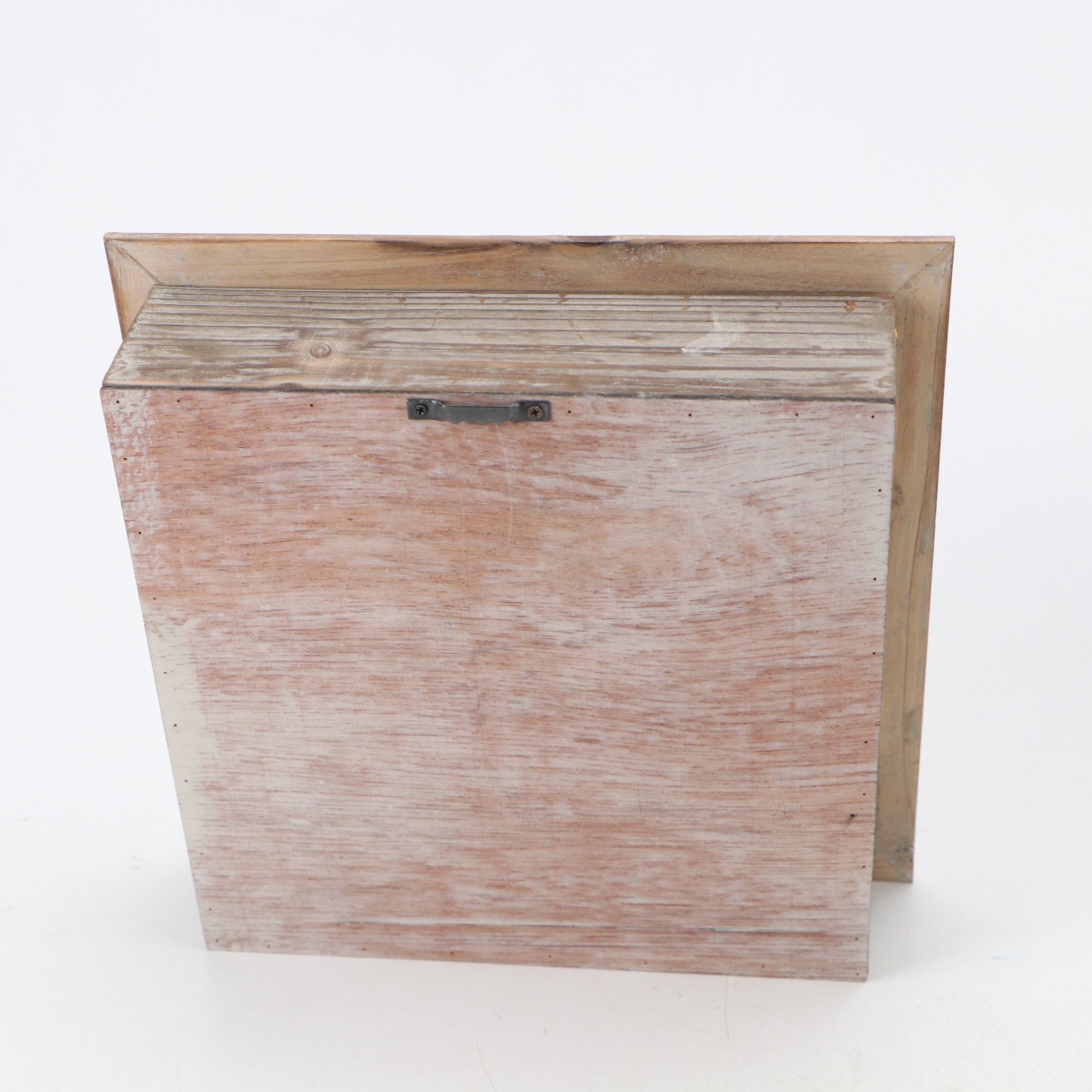 Black Forest Style Carved Walnut Tray with Ceramic Figurines and Other Décor