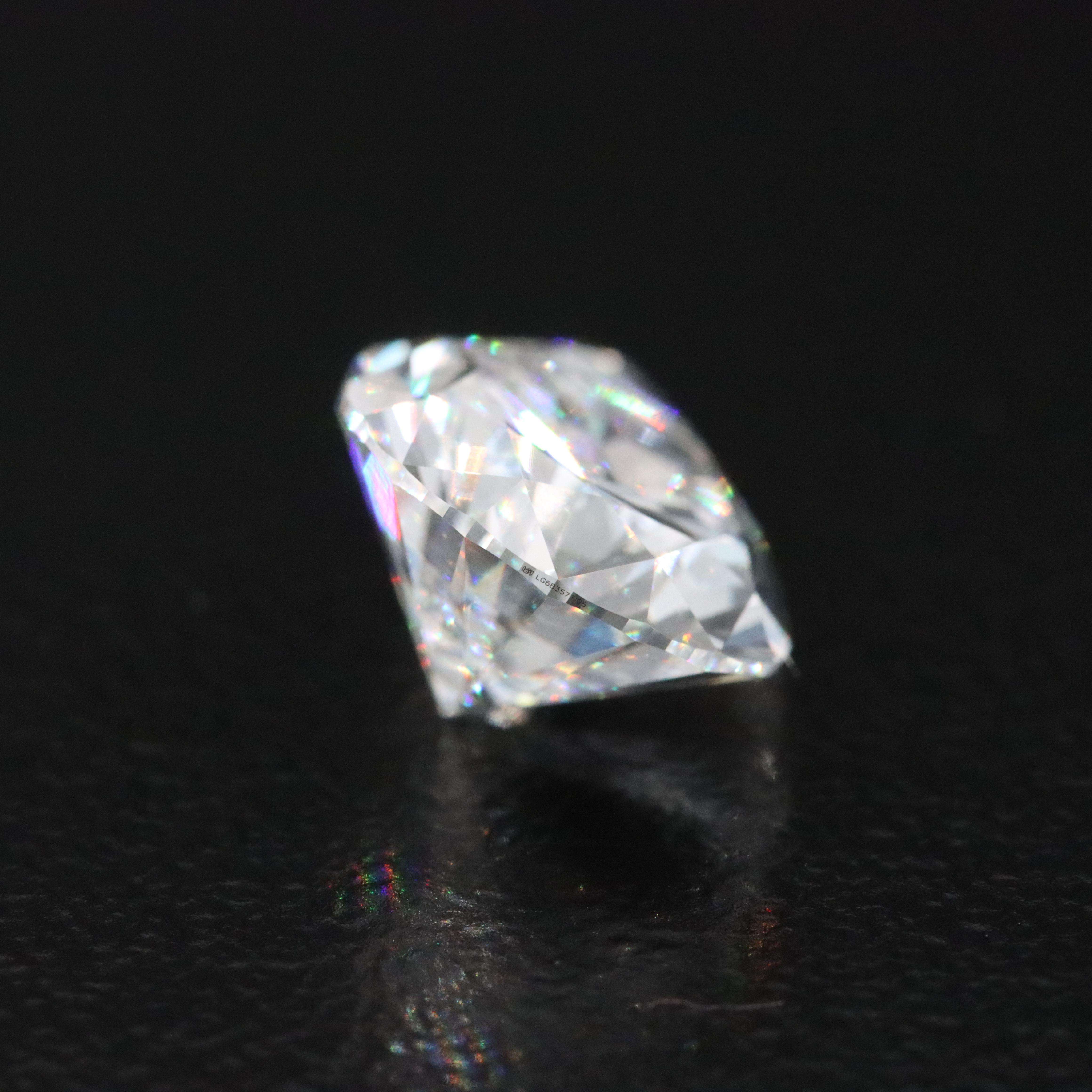 Loose 3.07 CT Lab Grown Diamond with IGI Report