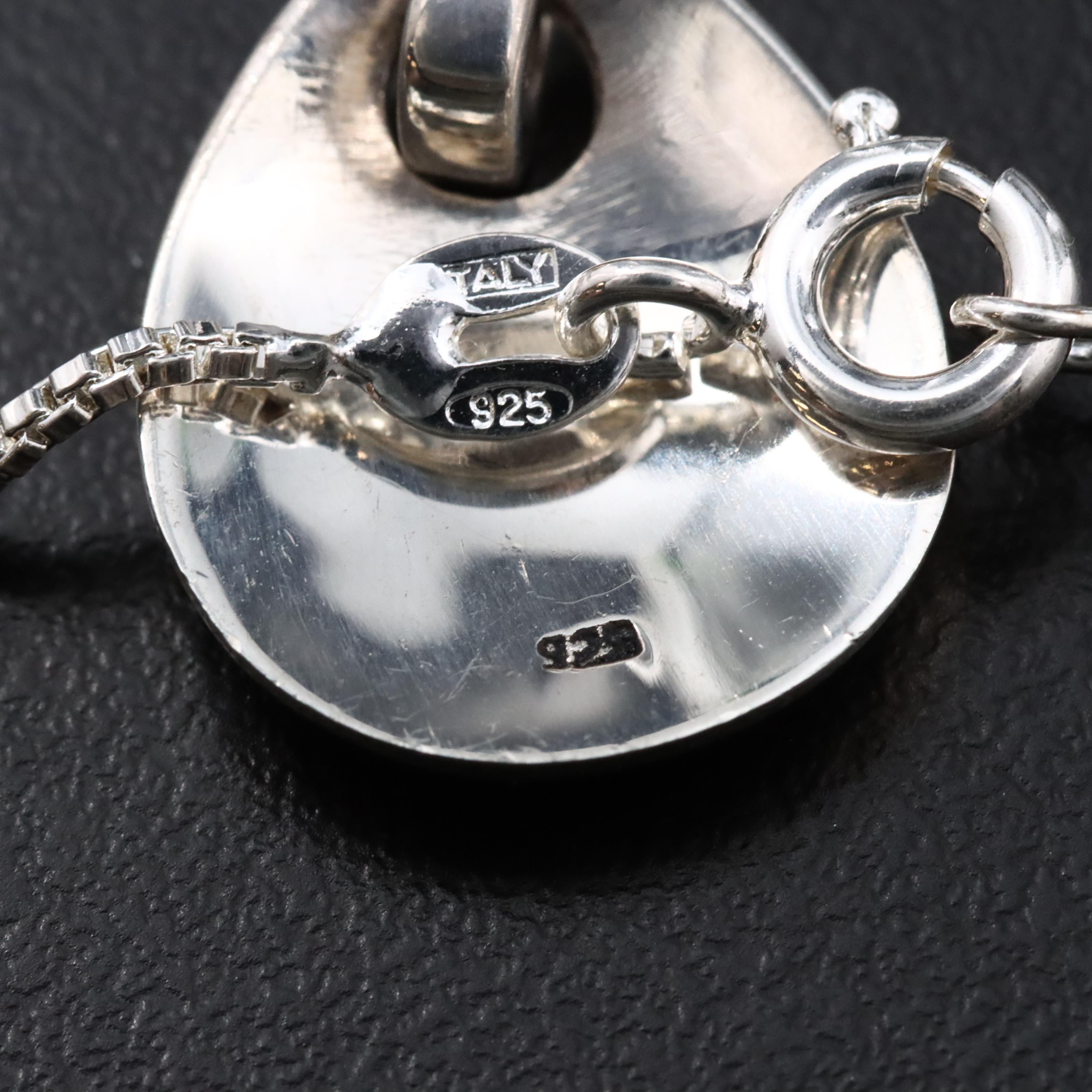 Sterling Celtic Cross and Inspirational Quote Pendant Necklaces