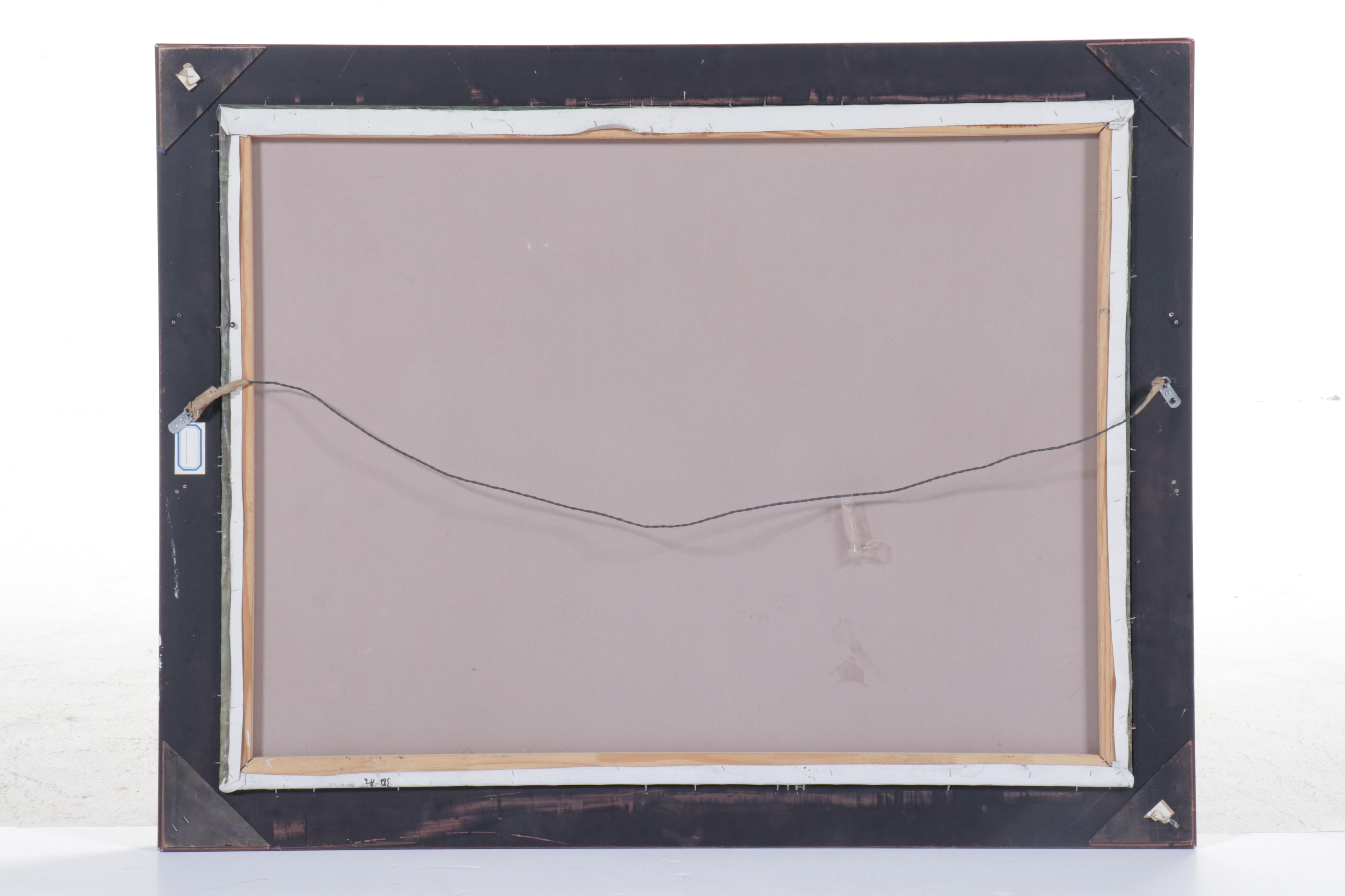 Ruth Wilcox Large-Scale Floral Still Life Oil Painting, Circa 2000