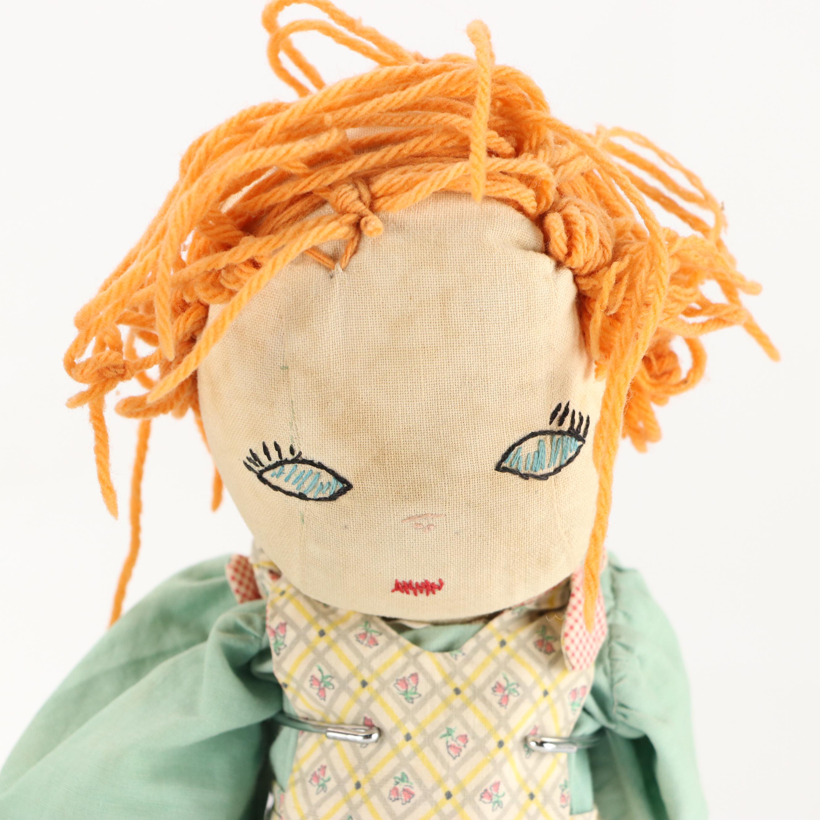 Bozo the Clown with Gund Mfg. Co and Other Mask Face and Cloth Dolls