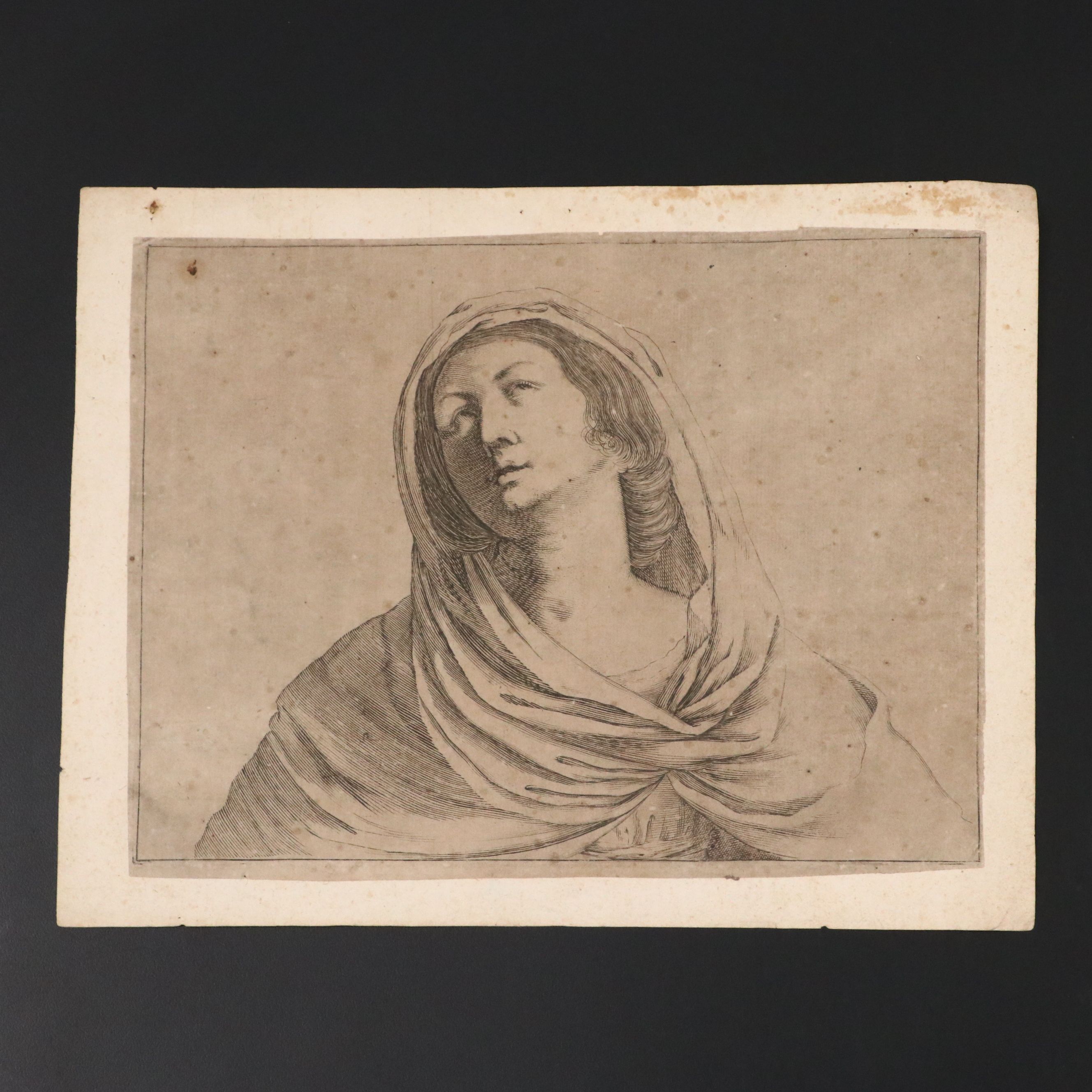Antique Italian School Intaglio Engravings, 17th and 18th Century