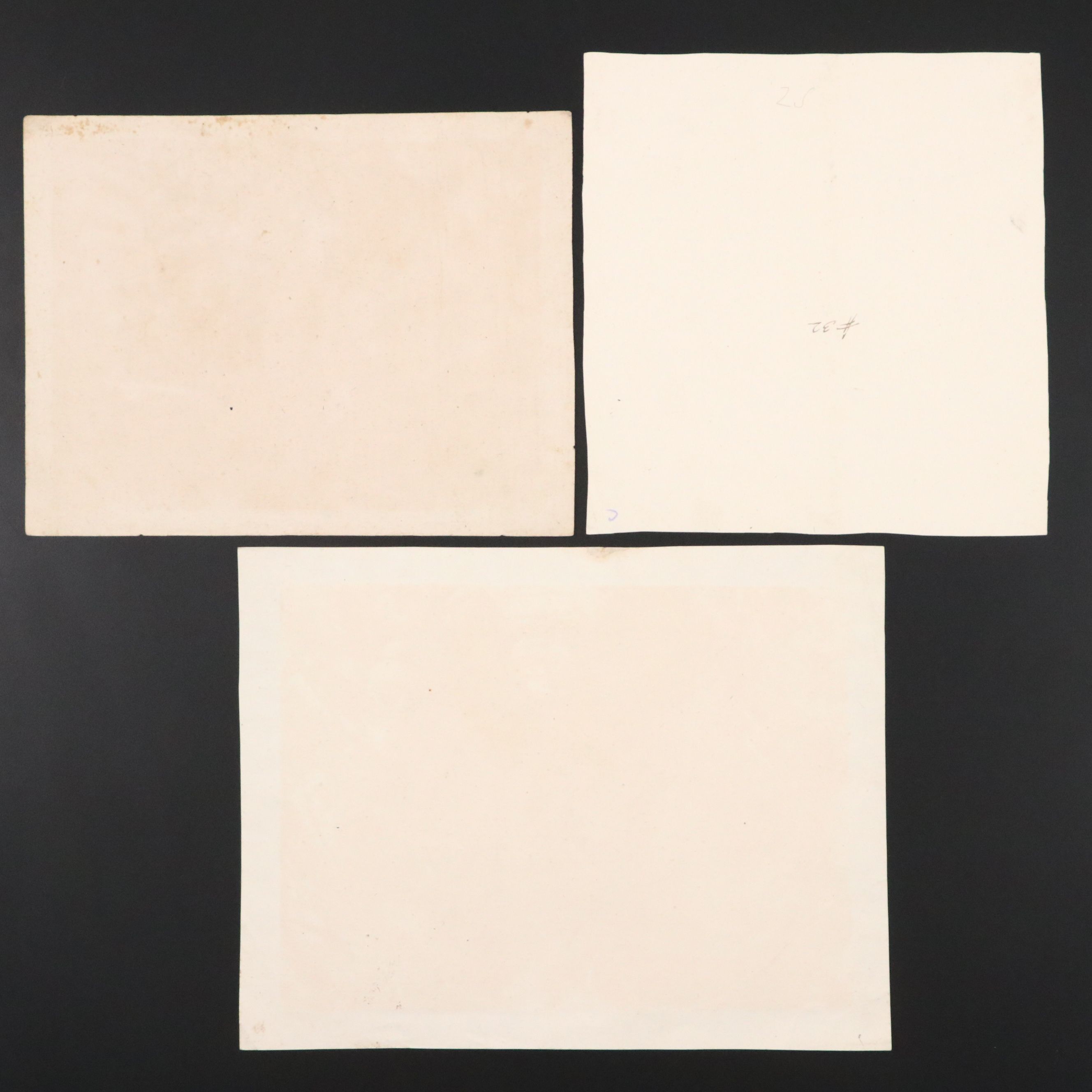 Antique Italian School Intaglio Engravings, 17th and 18th Century