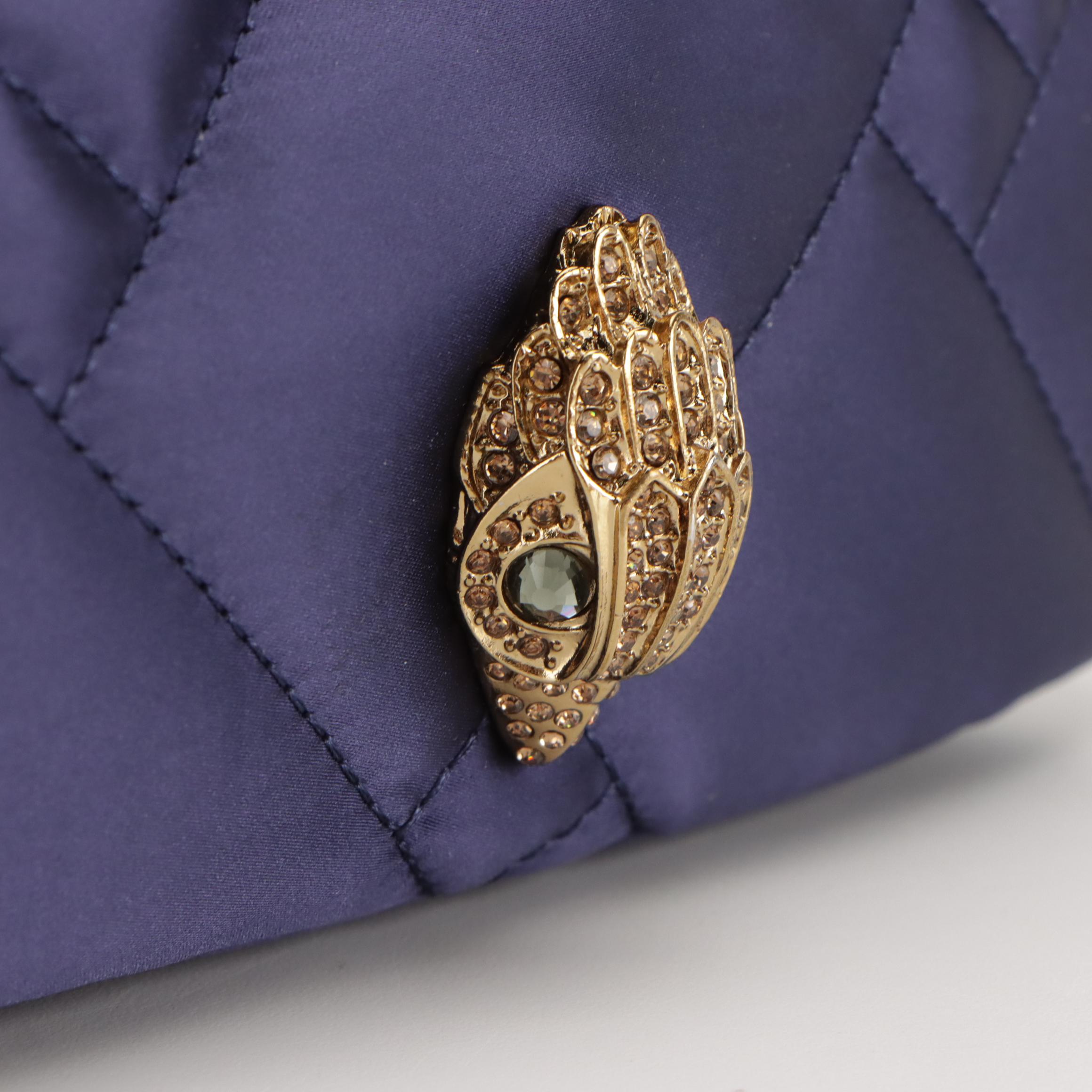 Kurt Geiger Quilted Chain Link Hobo Shoulder Bag