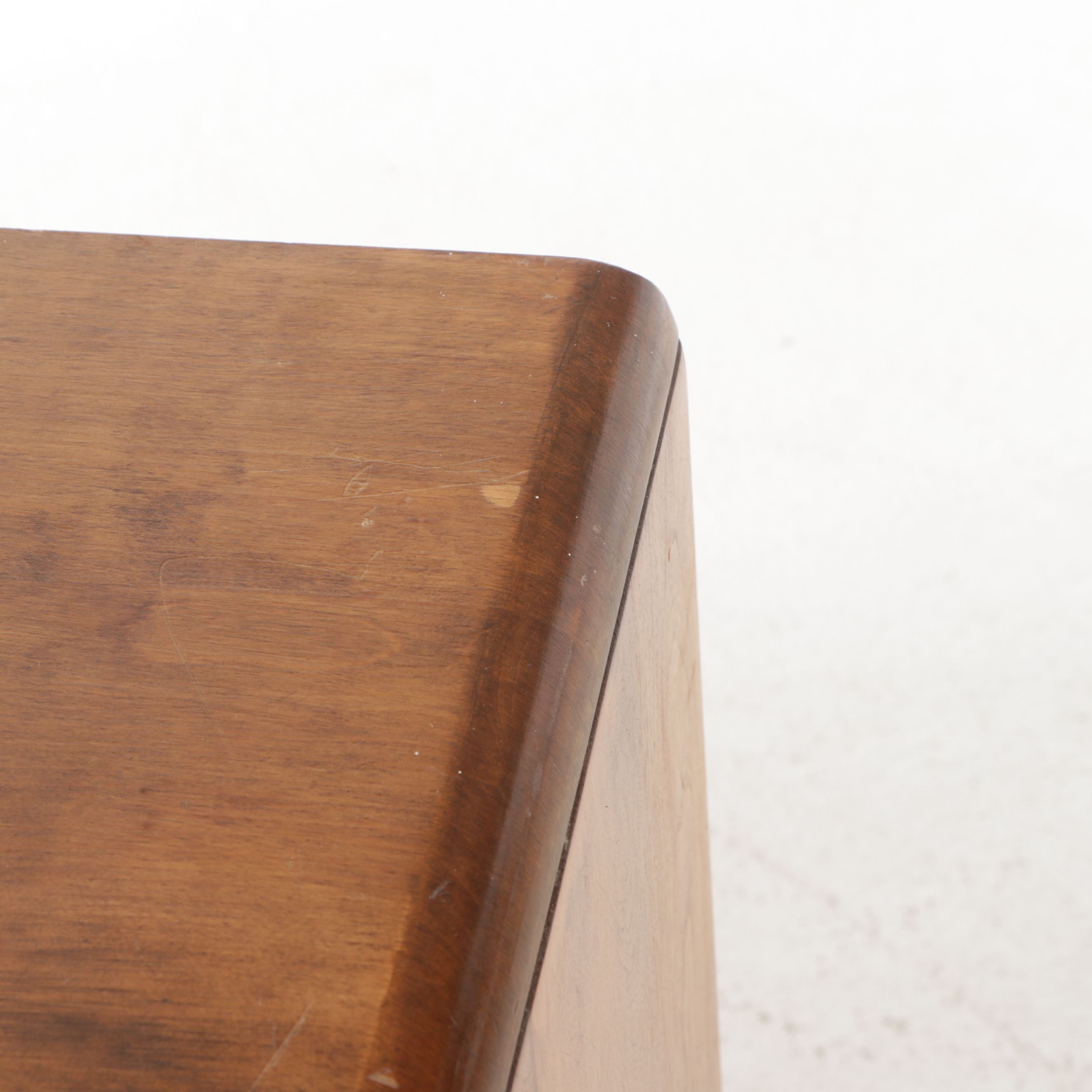 Heywood-Wakefield Mid Century Modern Maple China Cabinet and Buffet in "Wheat"