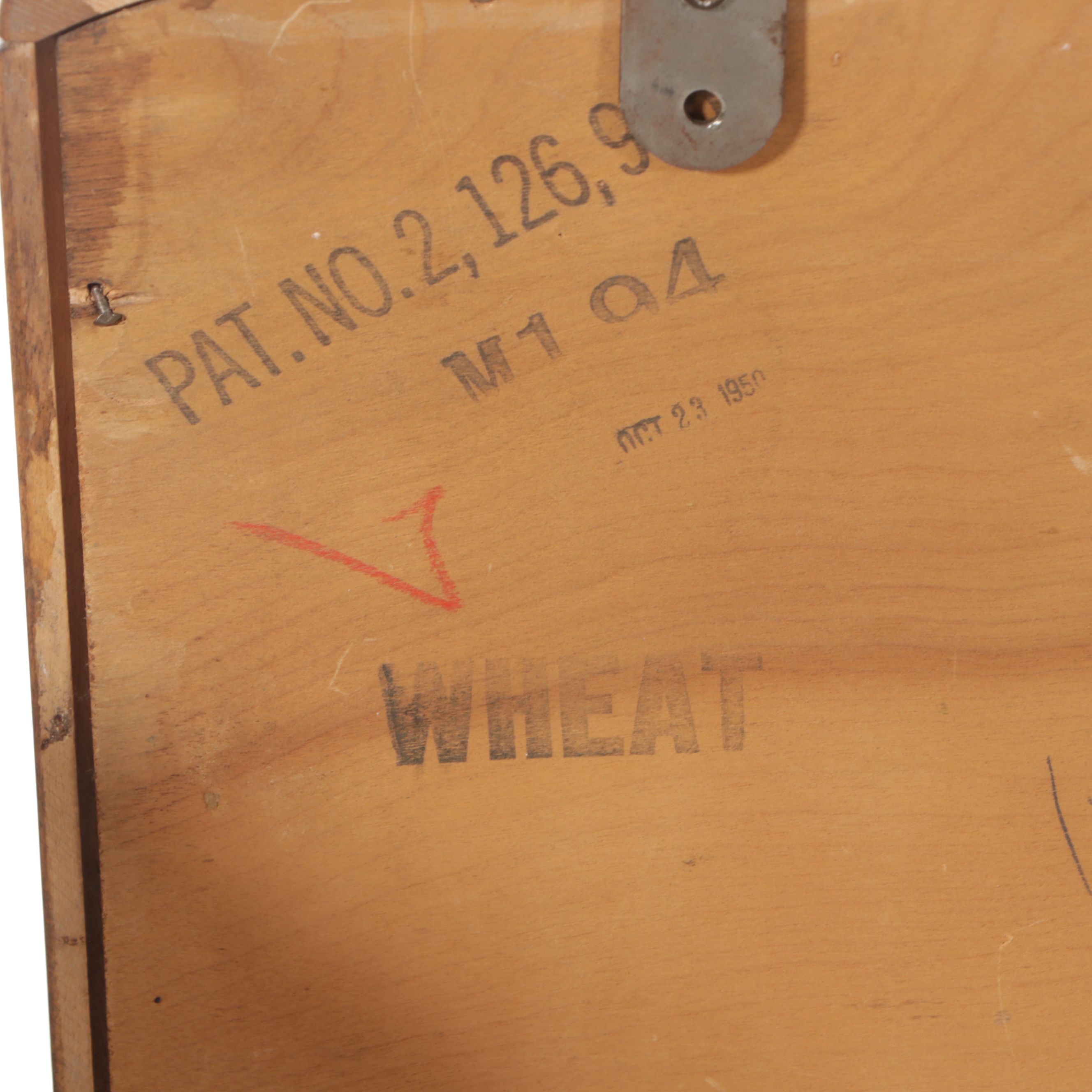 Heywood-Wakefield Mid Century Modern Maple China Cabinet and Buffet in "Wheat"