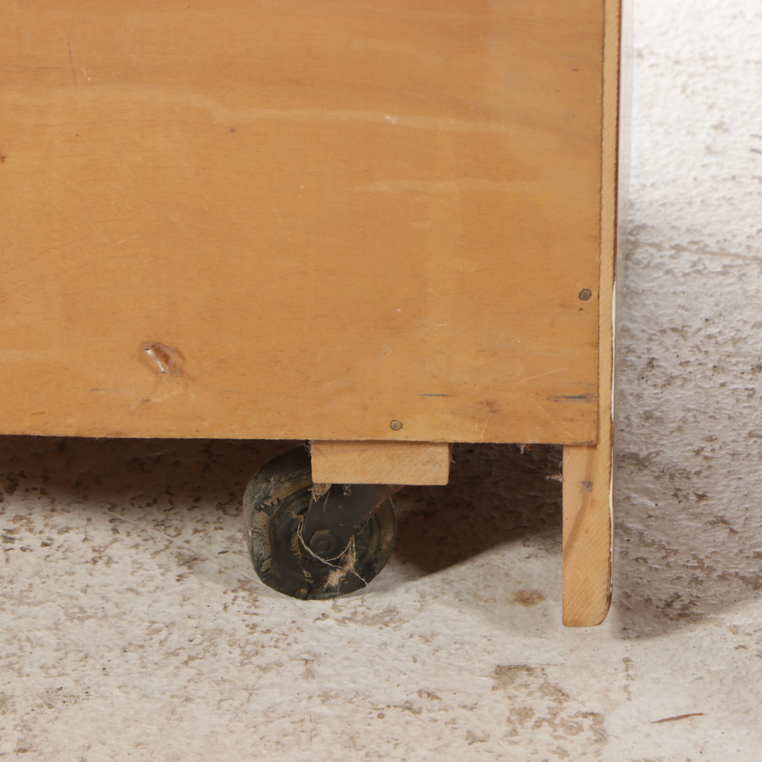 Heywood-Wakefield Mid Century Modern Maple China Cabinet and Buffet in "Wheat"