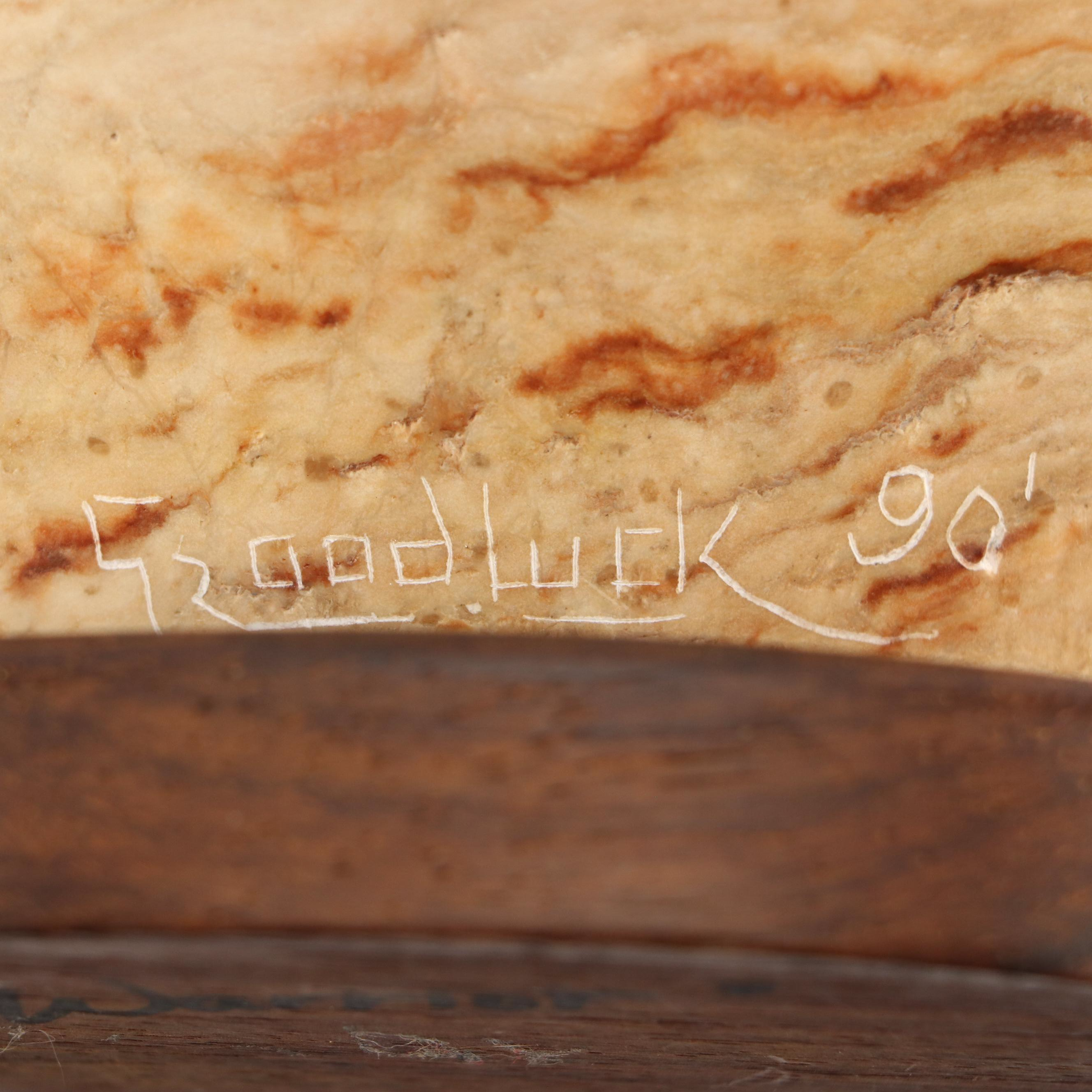 Southwestern Style Hand-Carved Soapstone Bust, Late 20th C