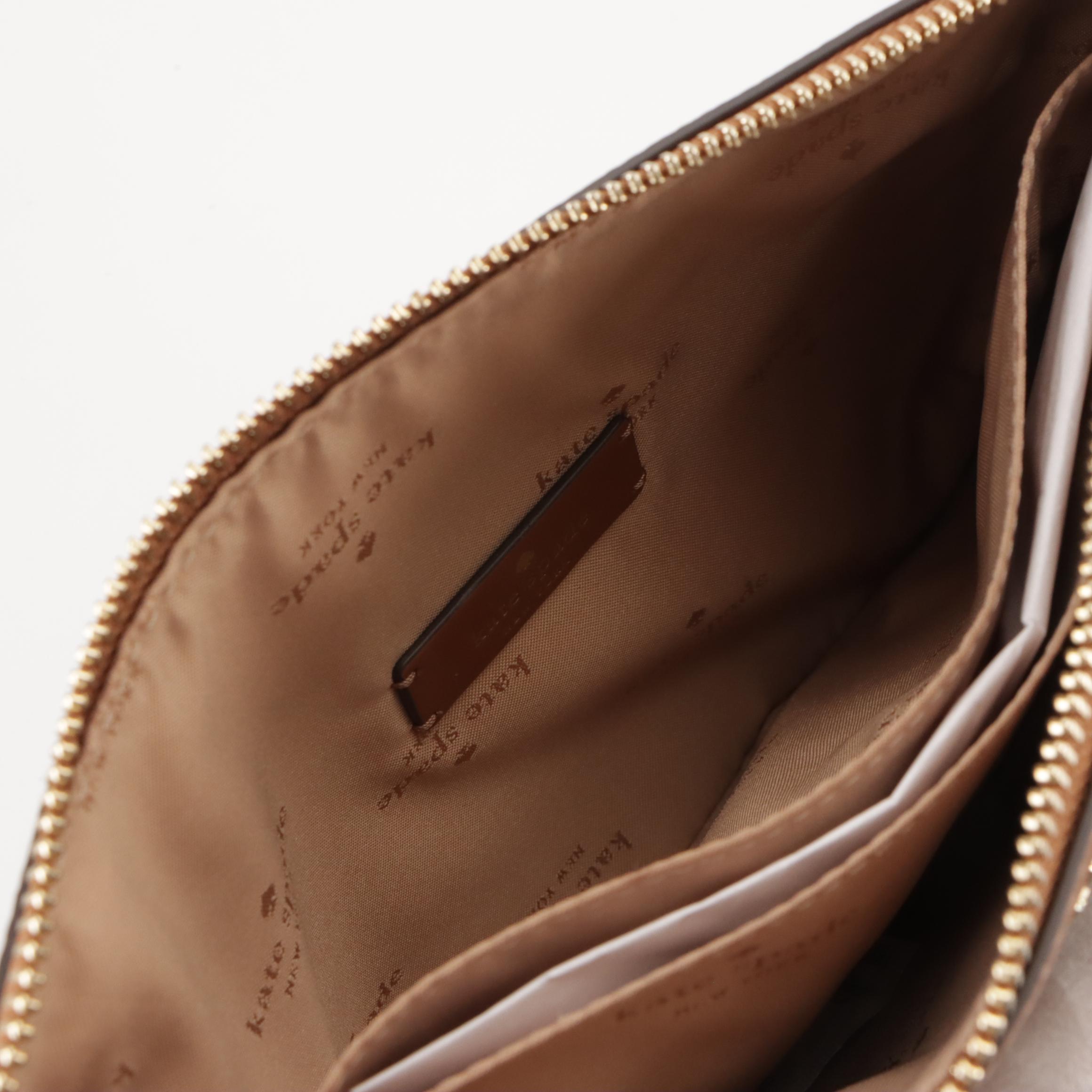 Kate Spade Jana Winter Blooms Zip Tote & Lena Grained Leather Crossbody w/ Tags