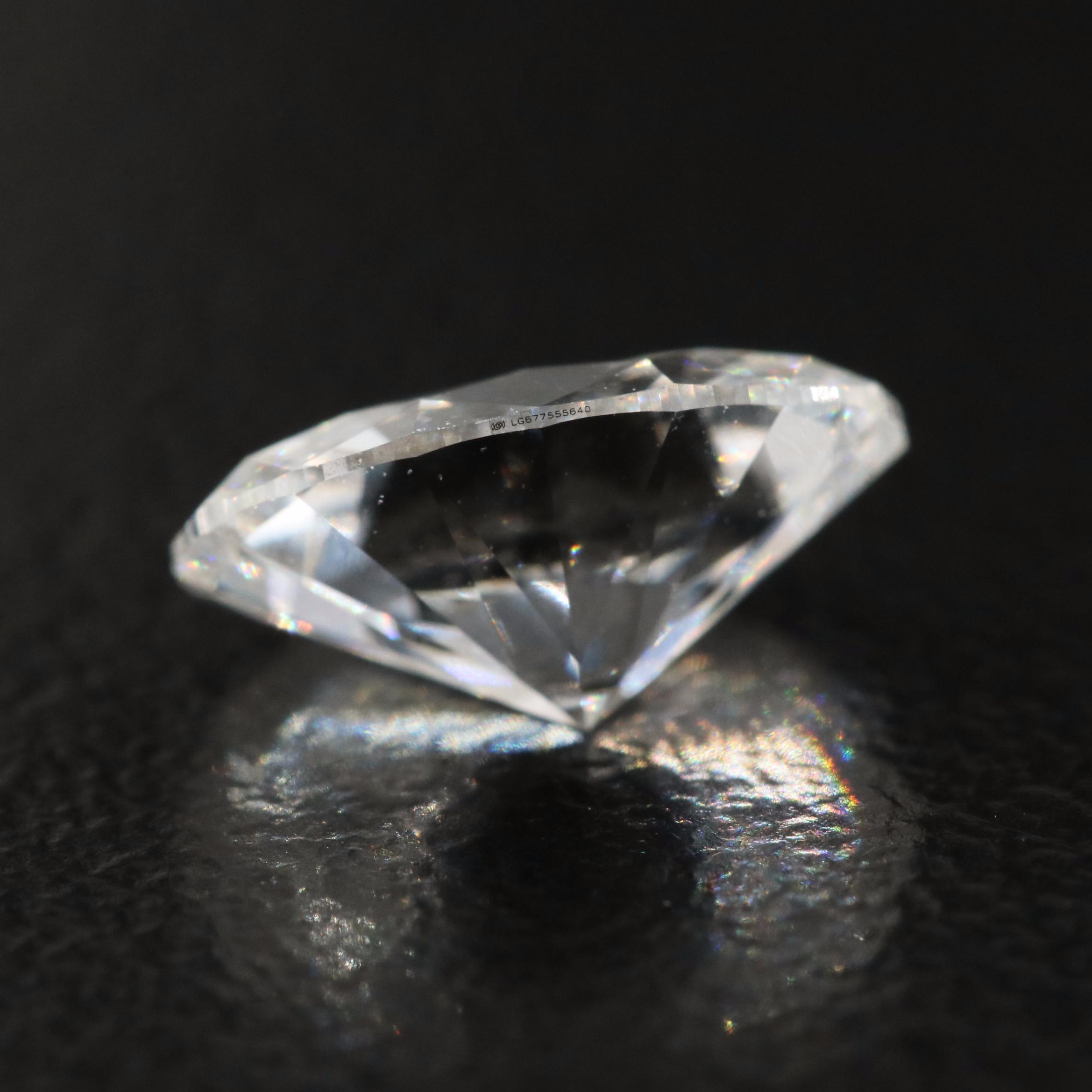 Loose 1.48 CT Lab Grown Diamond with IGI Report