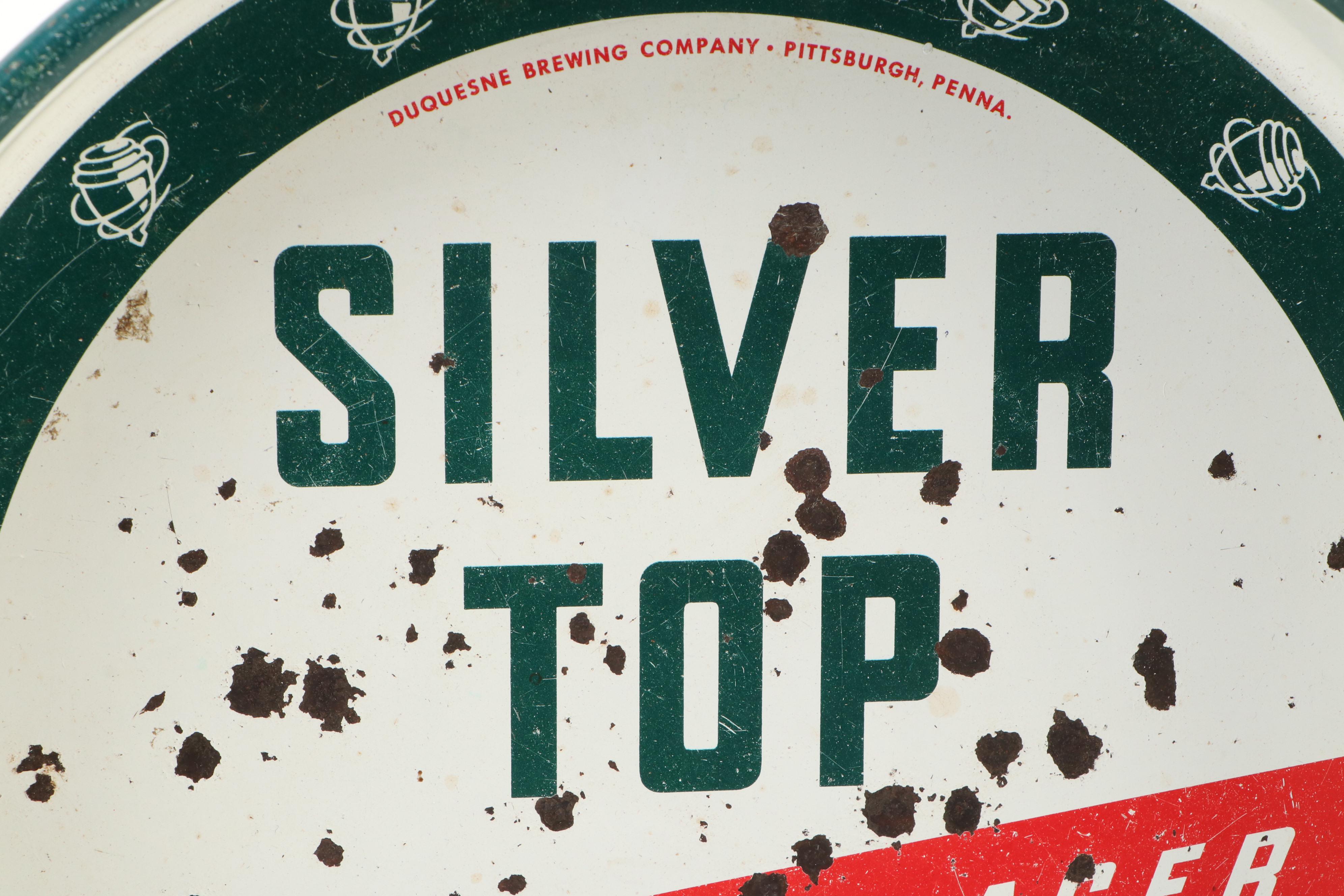 Vintage Coors and Other Metal Beer Advertising Trays, Mid to Late 20th Century