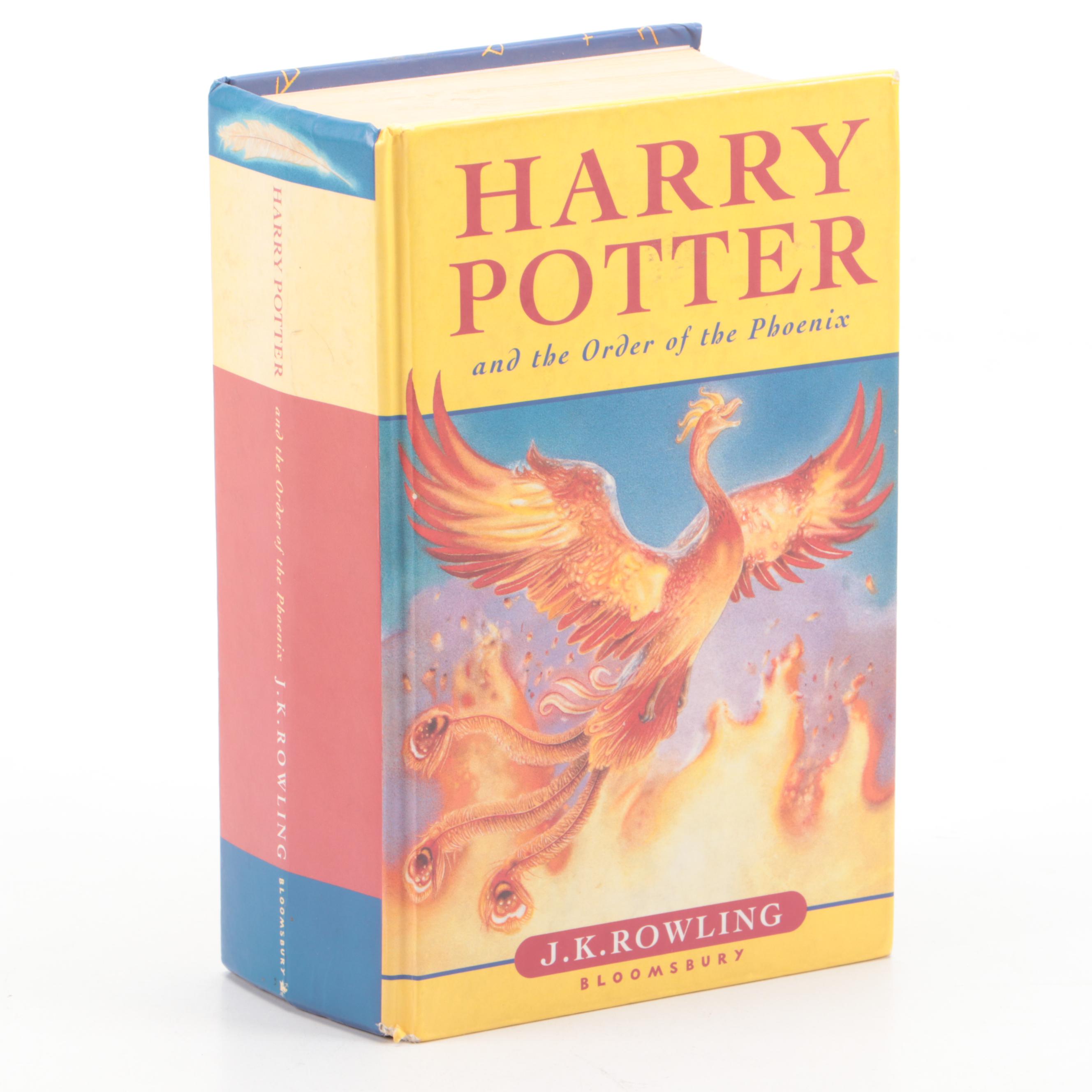 First UK Edition "Harry Potter and the Order of the Phoenix" by J. K. Rowling