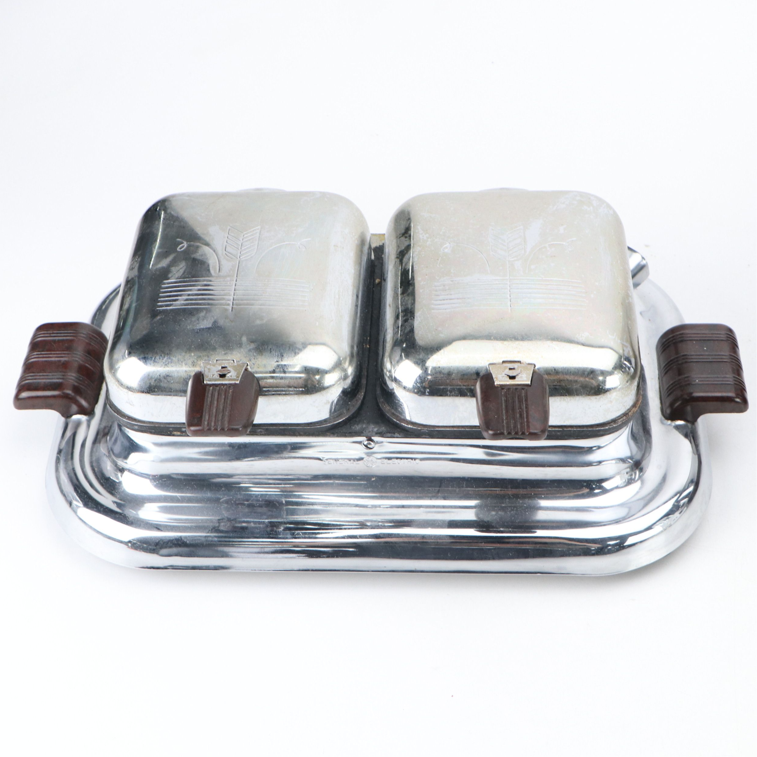 Art Deco Style Waffle Iron with Other Small Kitchen Appliances