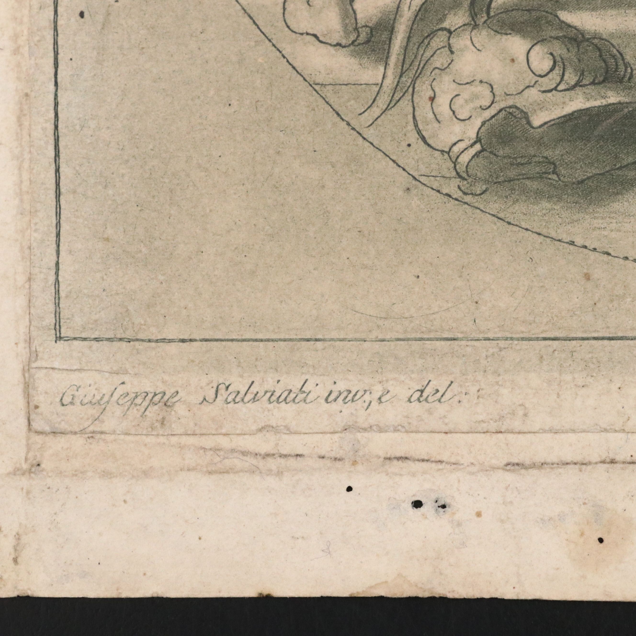 Antique Engravings Including "Saint Jerome," 17th and 18th Century