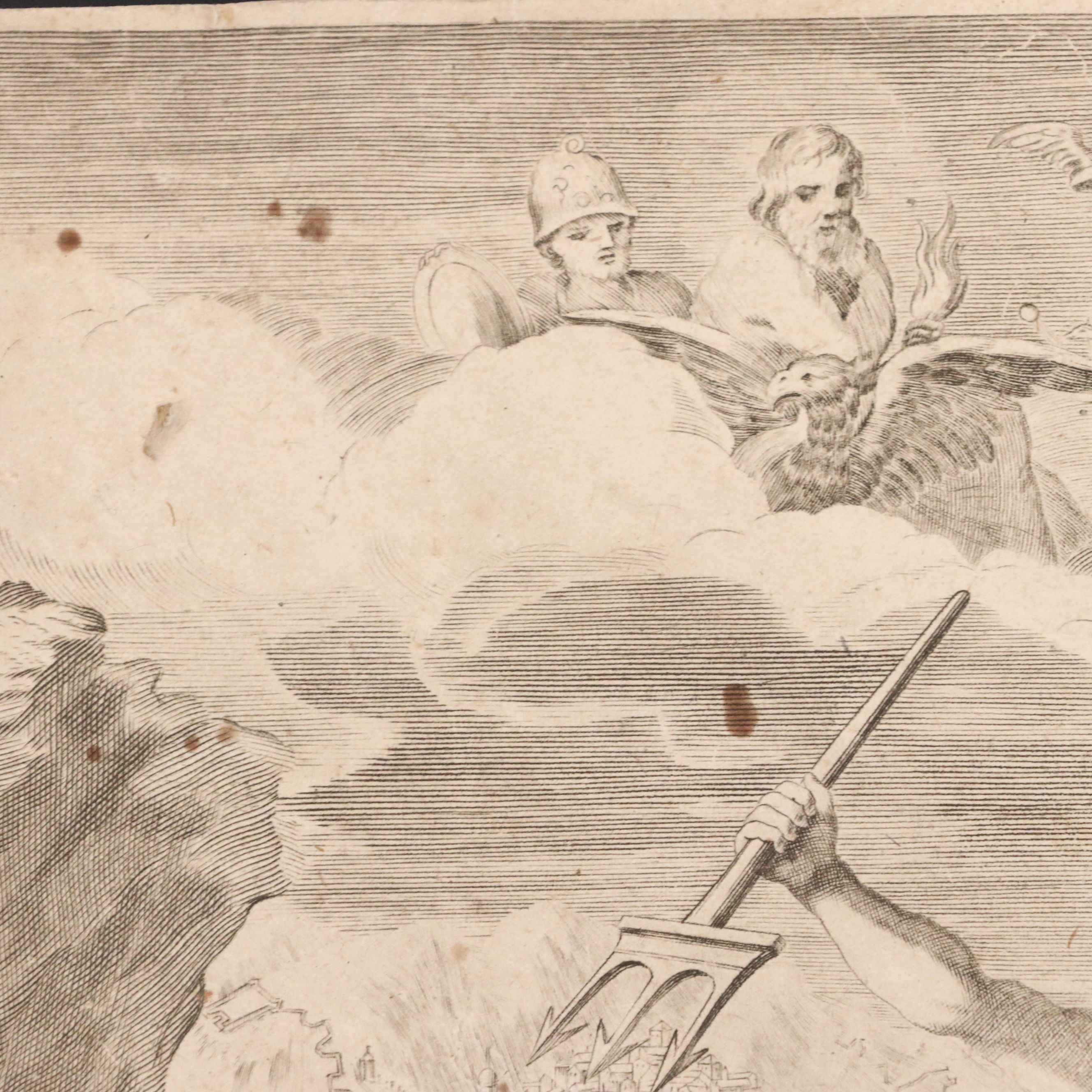 Antique Engravings Including "Saint Jerome," 17th and 18th Century