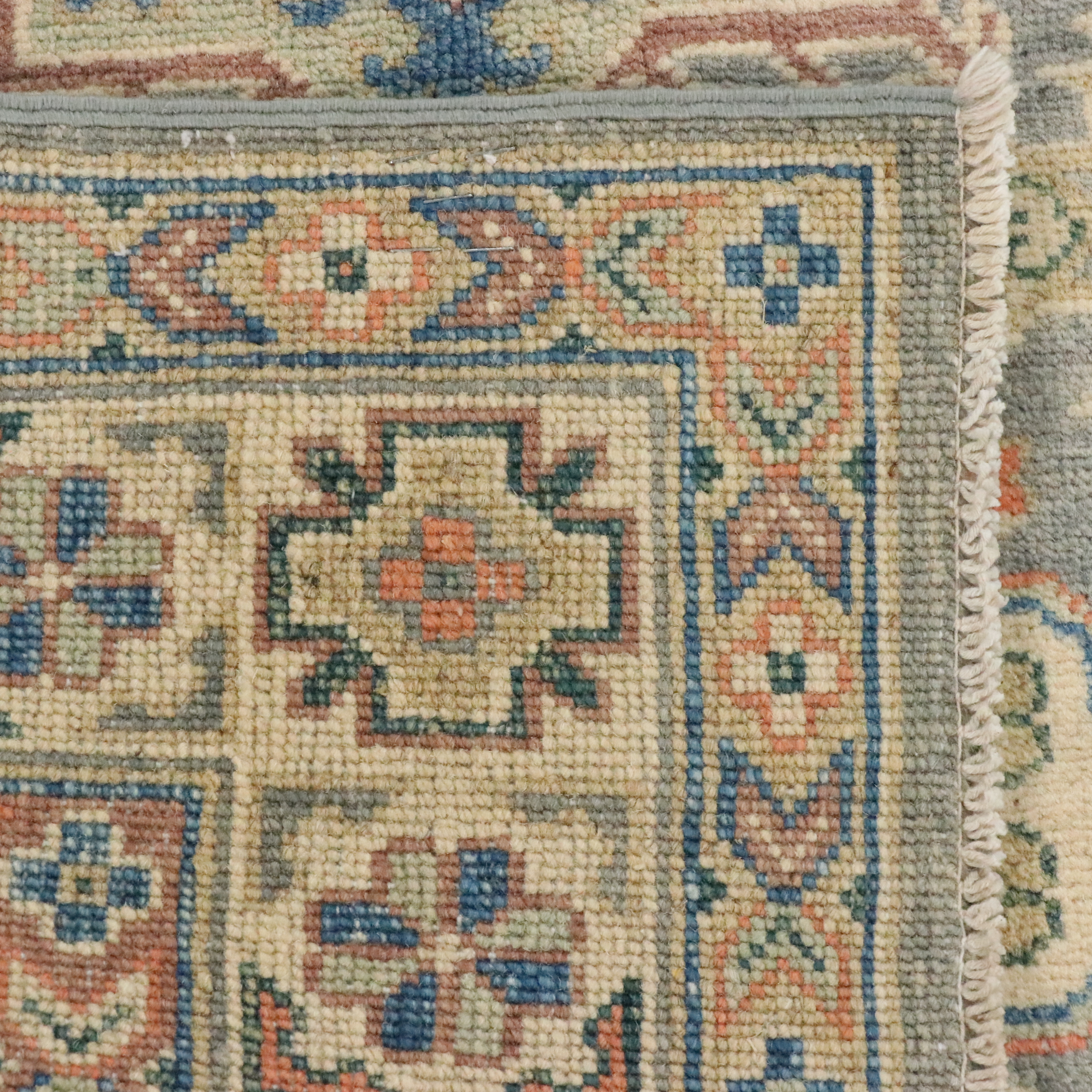 3'4 x 4'11 Hand-Knotted Afghan Kazak Accent Rug